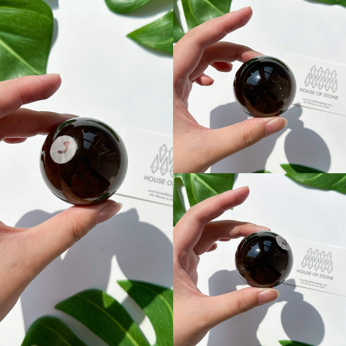 Natural Smoky Quartz Sphere/Smoky Quartz Crystal Sphere/Rare Smoky Quartz Ball/Root Chakra Healing/AAA