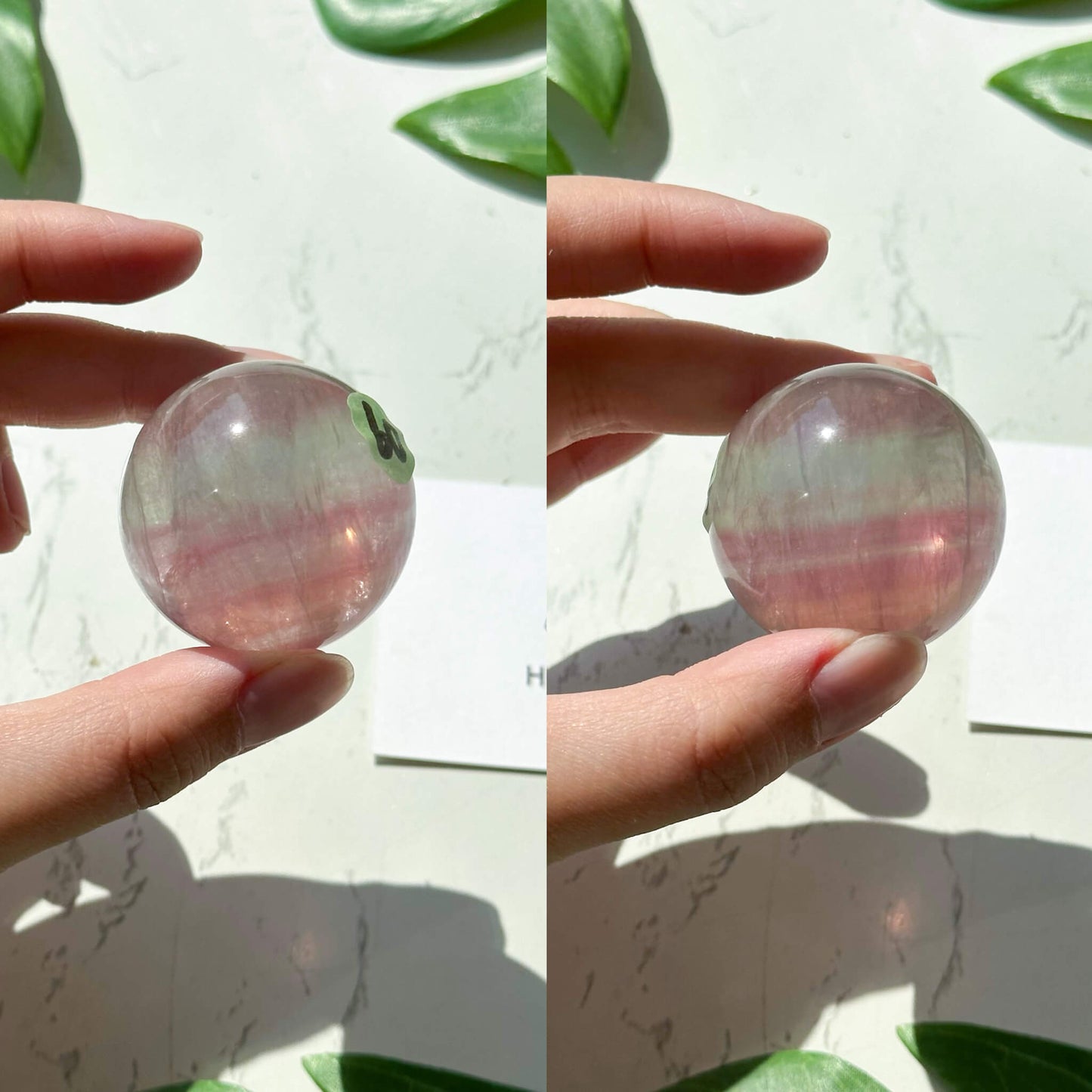 Natural Rainbow Fluorite Sphere/Green Fluorite Crystal Sphere/Purple Fluorite Sphere/Juicy Rainbow Fluorite Ball/Chakra Healing Gift/AAA