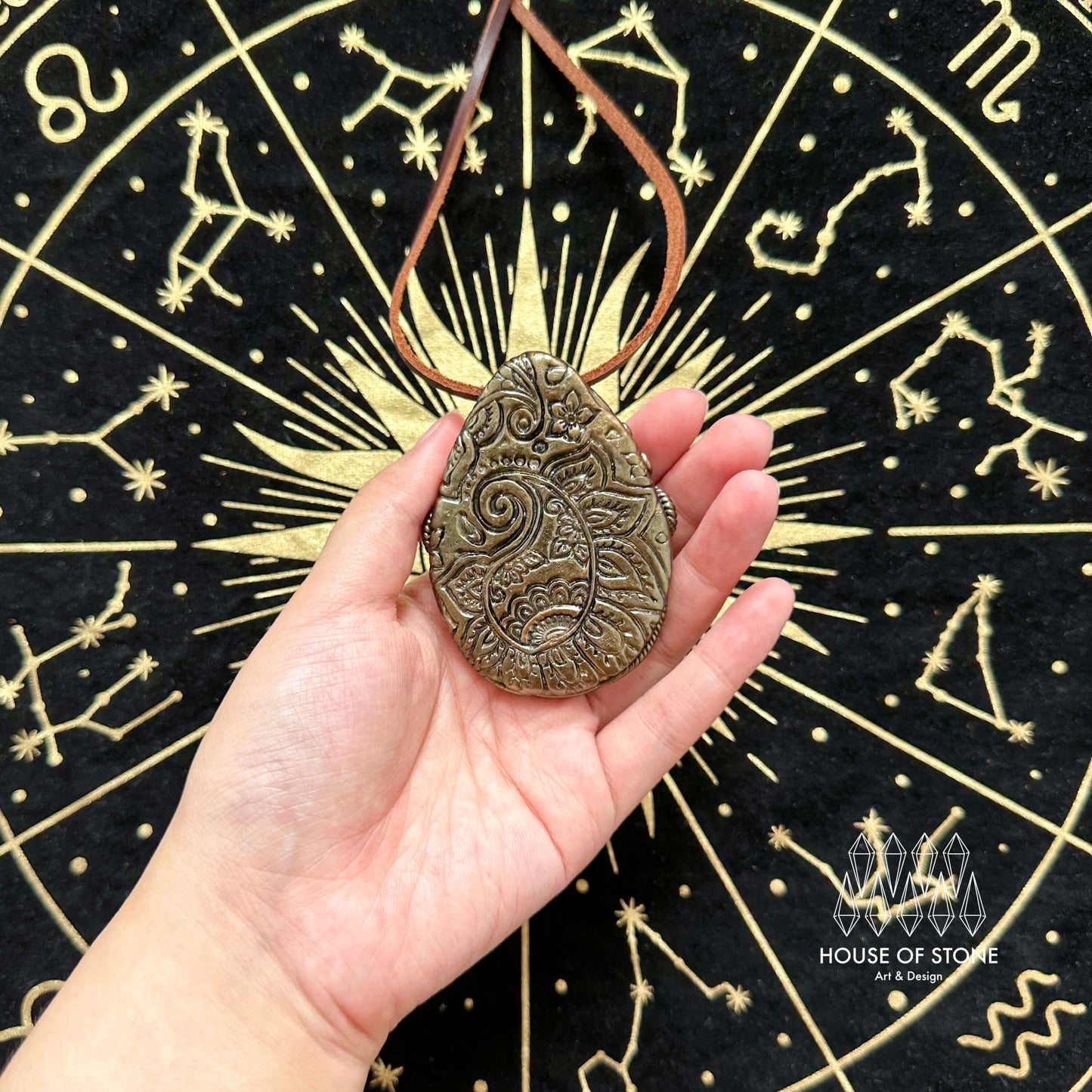 Natural Handmade Labradorite Pendant Necklace/Magic Labradorite Crystal Double-sided Pendant/Labradorite Jewelry/Chakra/Altar Tool