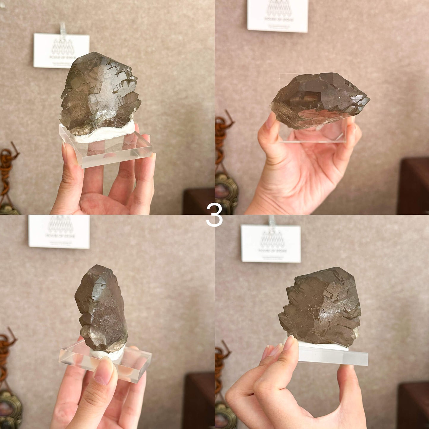 Alpine Mineral Swiss Gwindel Smoky Quartz Specimen/Switzerland Gwindel Apls3