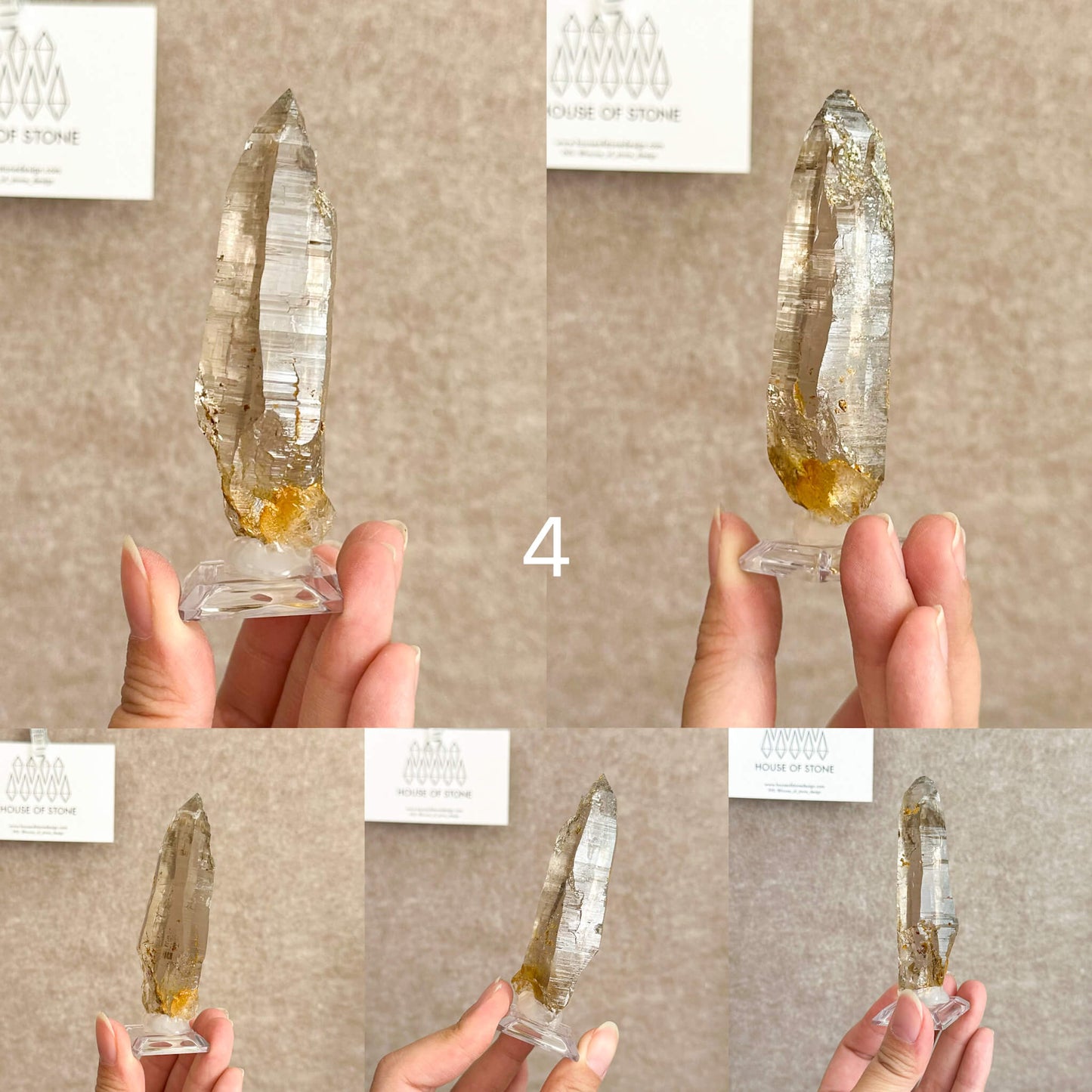 Swiss Tessin Smoky Quartz Point Specimen/Switzerland Ticino Tower/Alpine Mineral/Apls Double Terminated Quartz/Smoky Quartz Cluster4