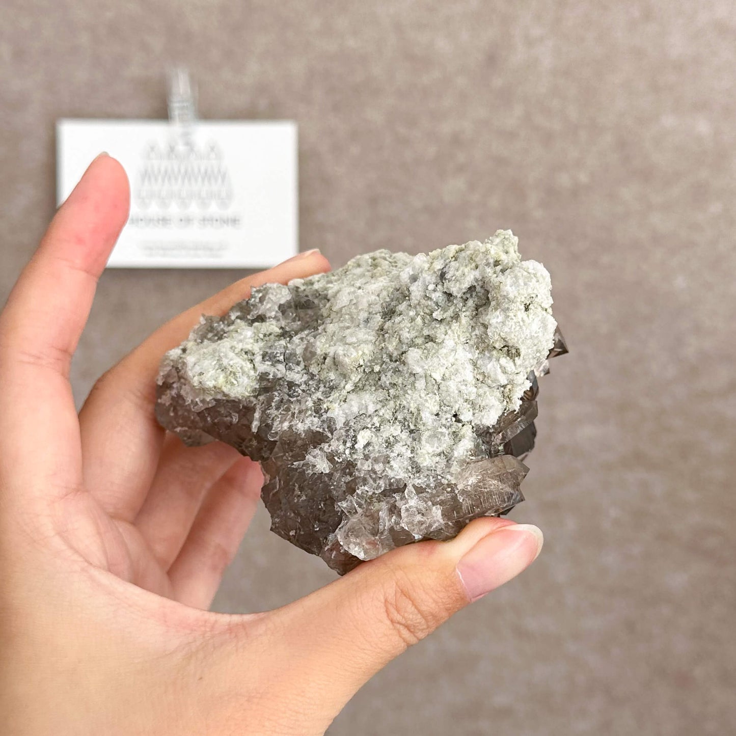 Swiss Smoky Quartz Cluster with Matrix Specimen/Switzerland Smoky Quartz Cluster Apls Specimen/Alpine Mineral/Crystal Cluster with Matrix3