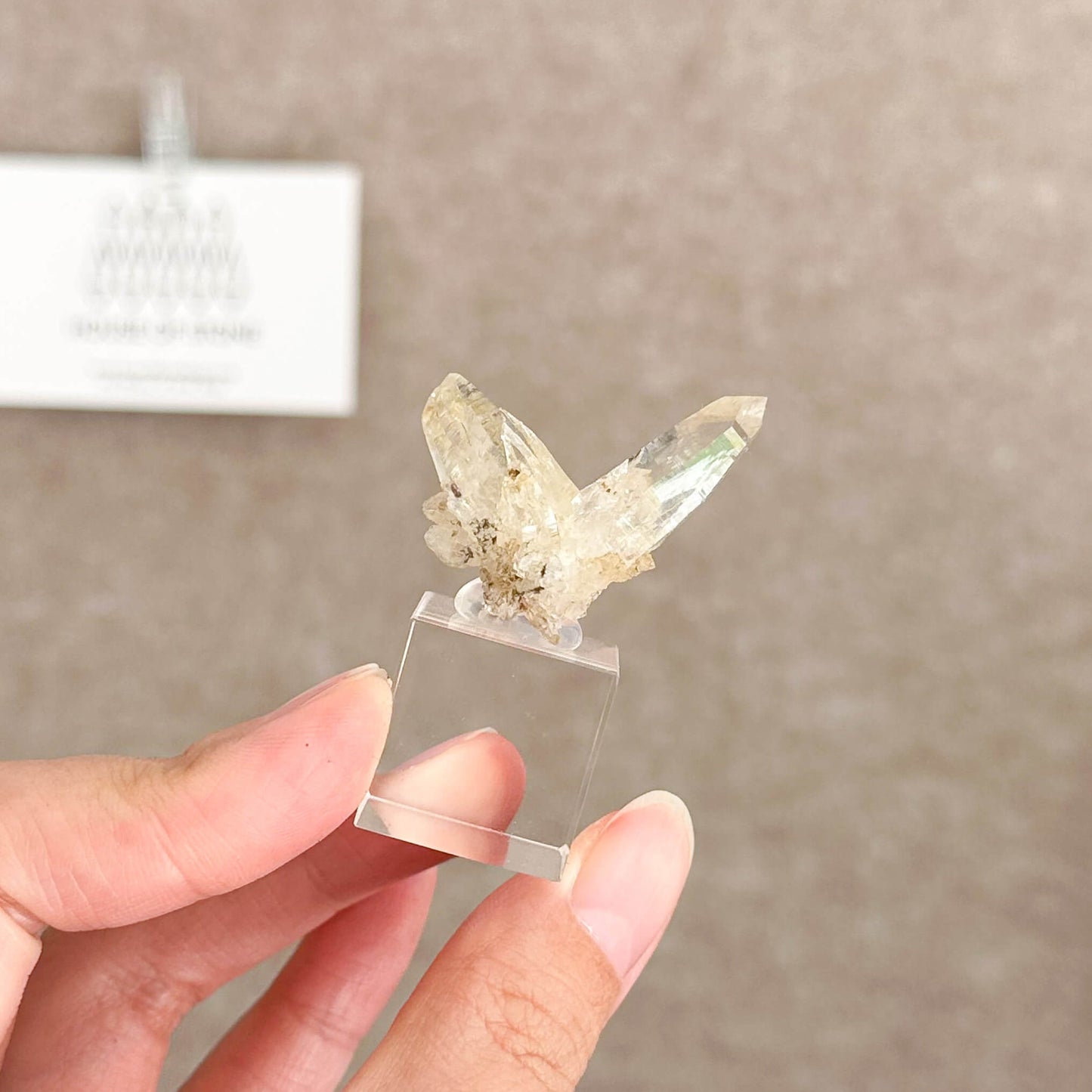 Swiss Mini Tessin Smoky Quartz Point Specimen/Switzerland Ticino Tower/Alpine Mineral/Apls Double Terminated Quartz/Smoky Quartz Cluster