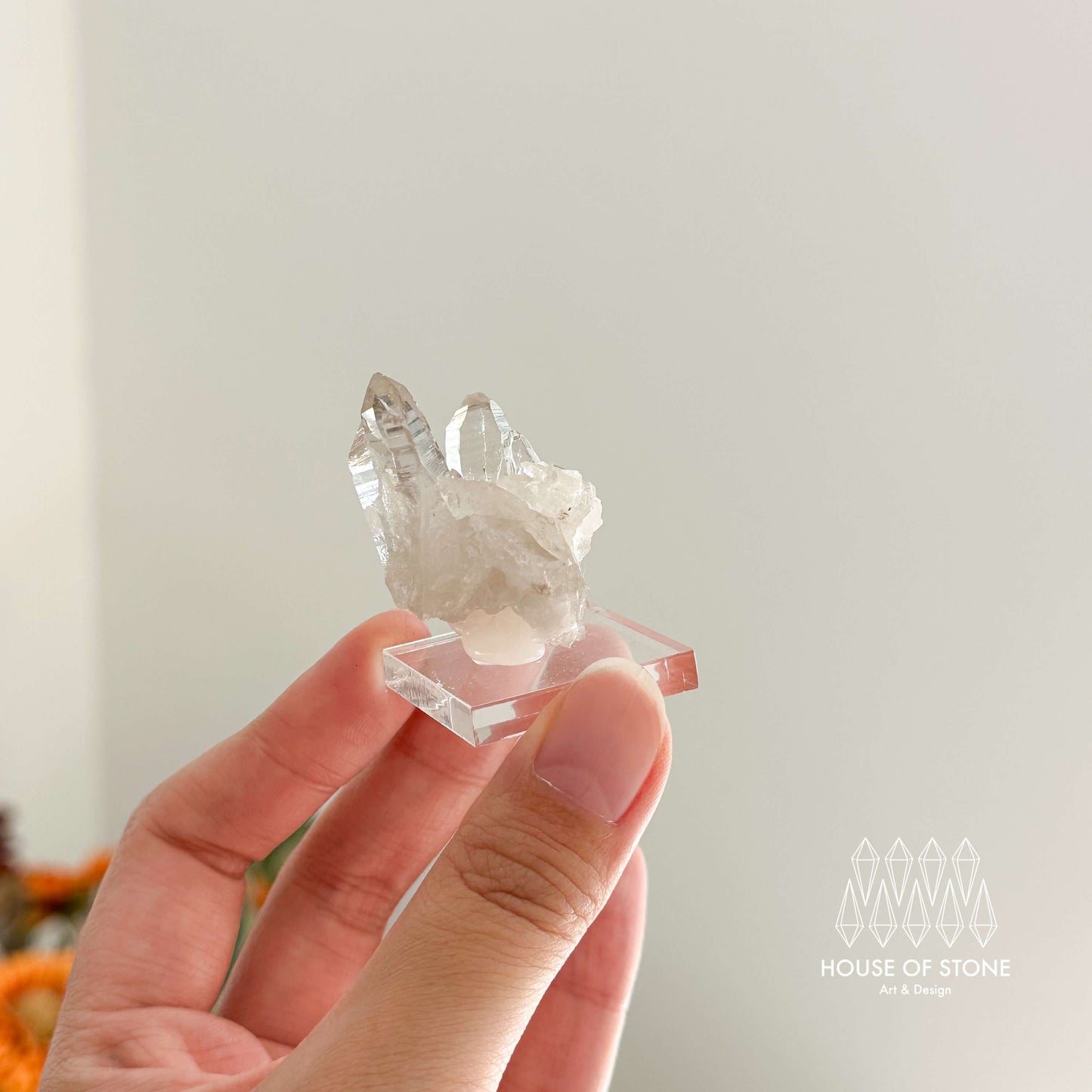 Alpine Mineral Crystal Quartz Point Cluster Specimen/Mini Swiss Cluster Apls/Quartz Cluster