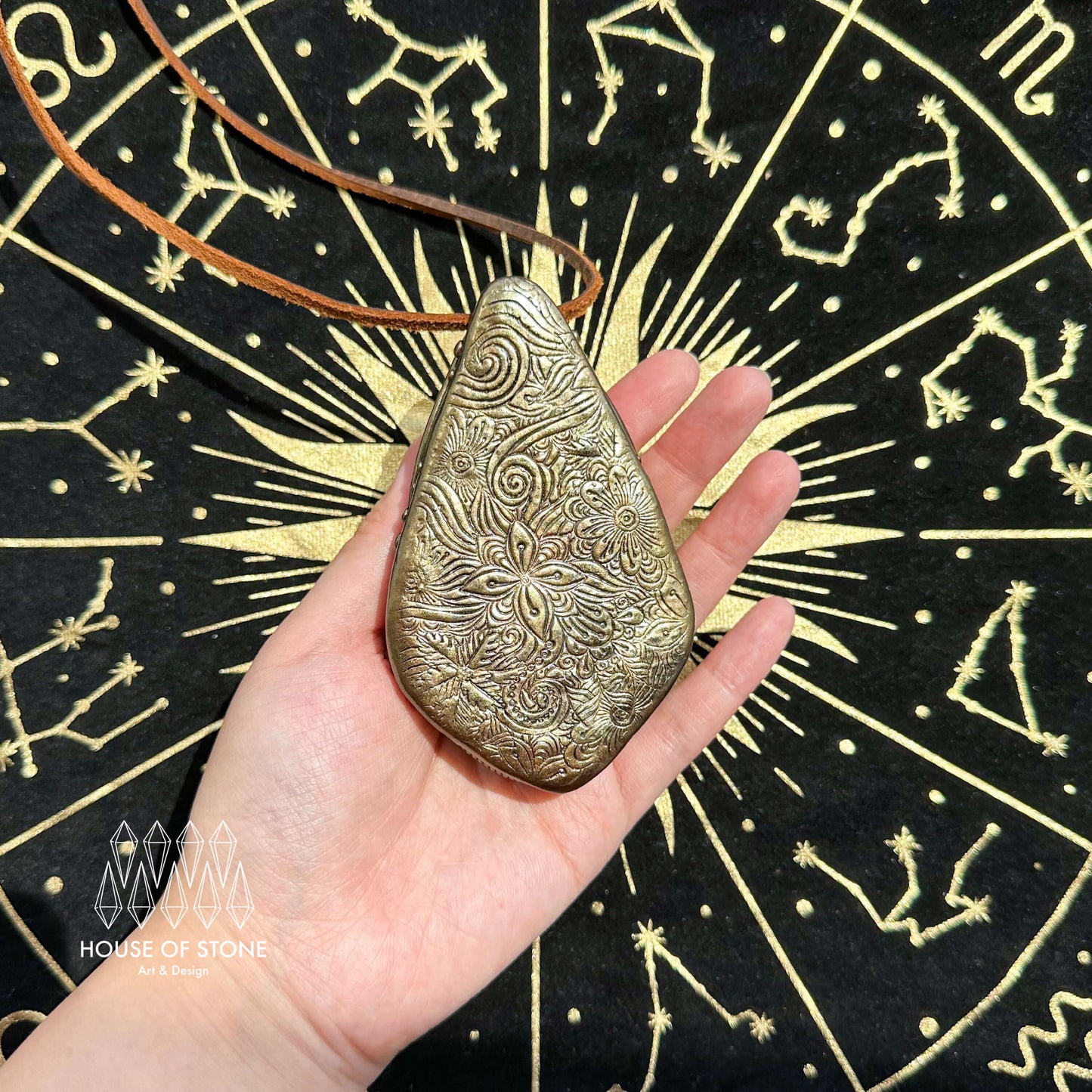 Natural Handmade Labradorite Pendant Necklace/Magic Tiger‘s Eye Jasper Crystal Double-sided Pendant/Labradorite Jewelry/Chakra/Altar Tool