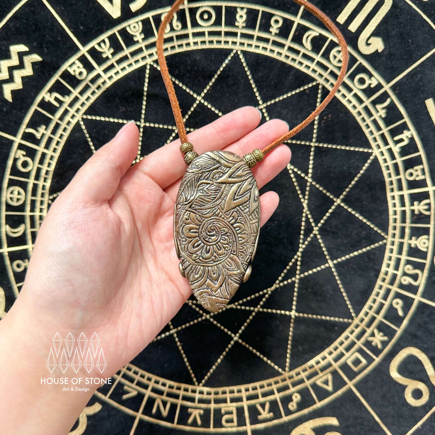 Natural Handmade Labradorite Pendant Necklace/Magic Labradorite Crystal Double-sided Pendant/Agate Labradorite Jewelry/Chakra/Altar Tool