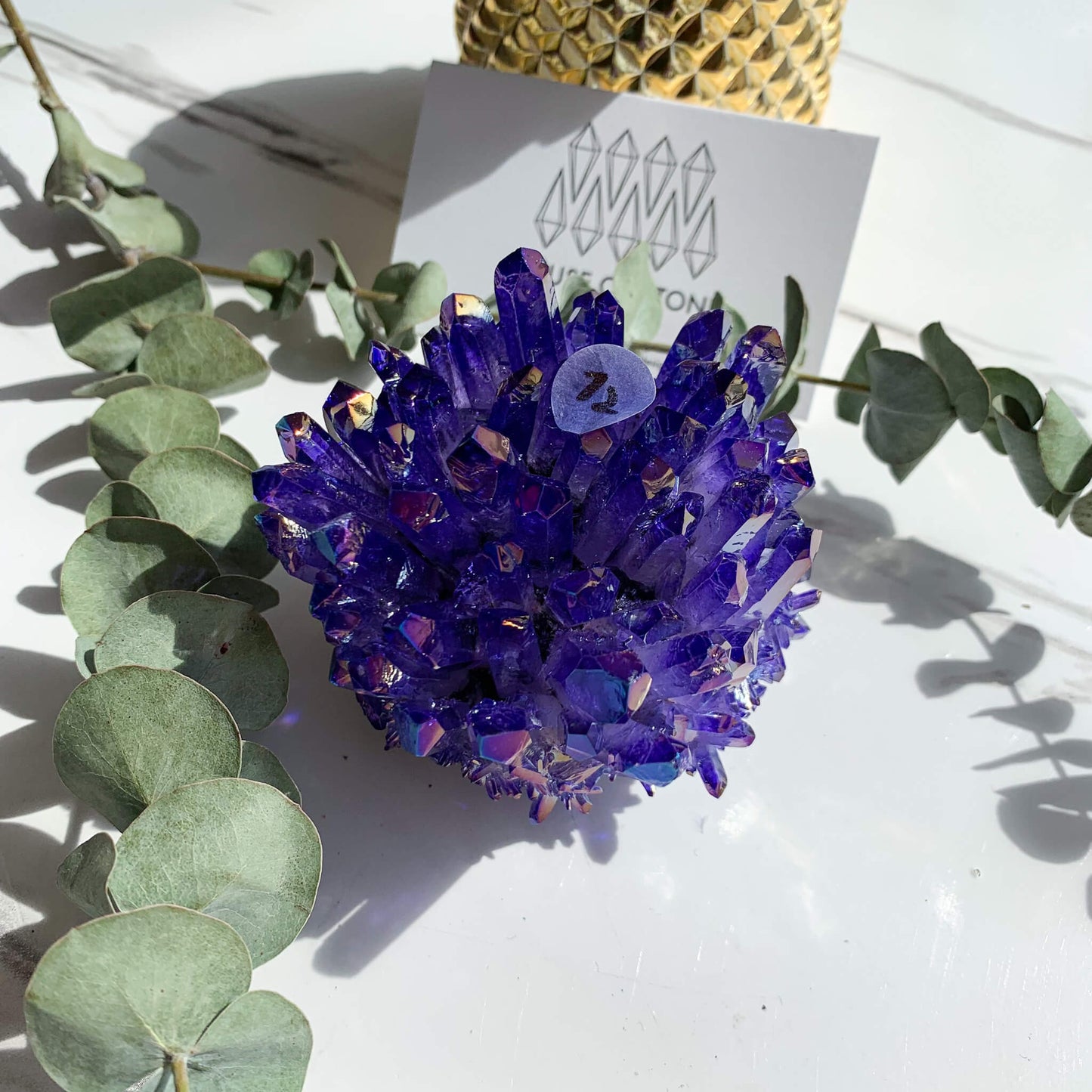 Colorful Aura Quartz Cluster/Raw Rainbow Crystal Cluster/High Quality Aura Cluster