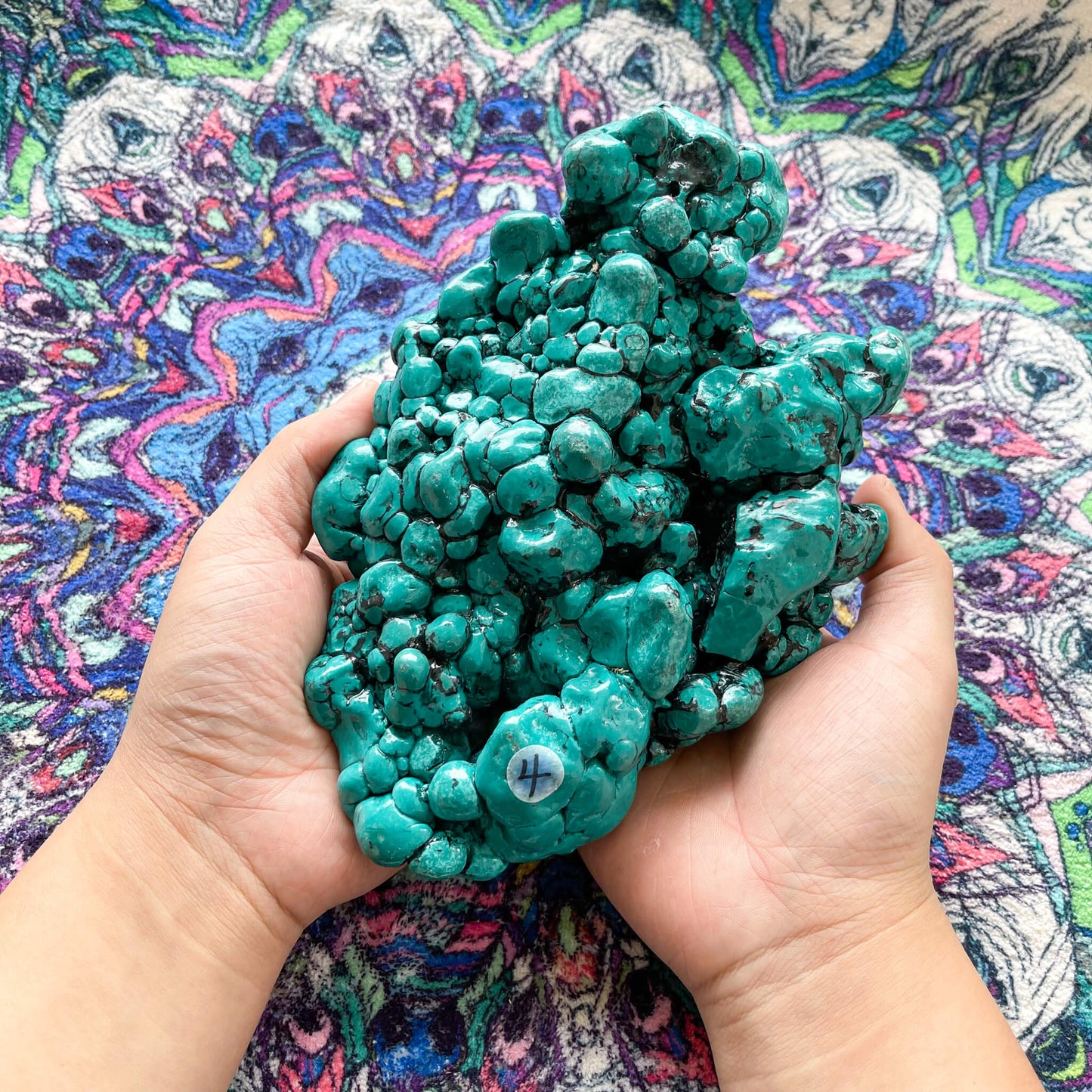 Large Natural Turquoise Specimen/Rare Large Turquoise/Raw Turquoise