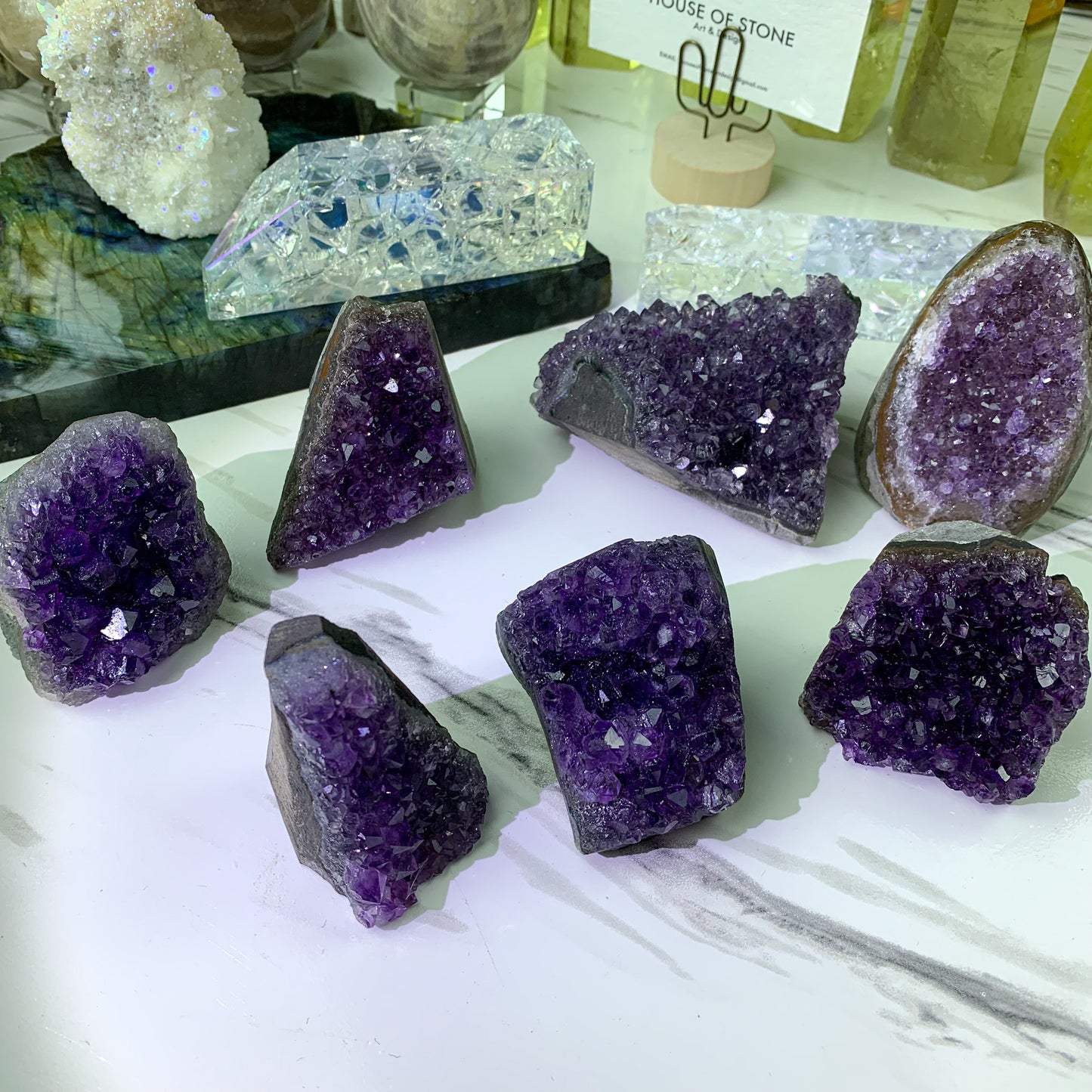 Uruguay Amethyst Geode/High Quality Uruguay Amethyst Geode/Small Gemstone Cluster/AAA