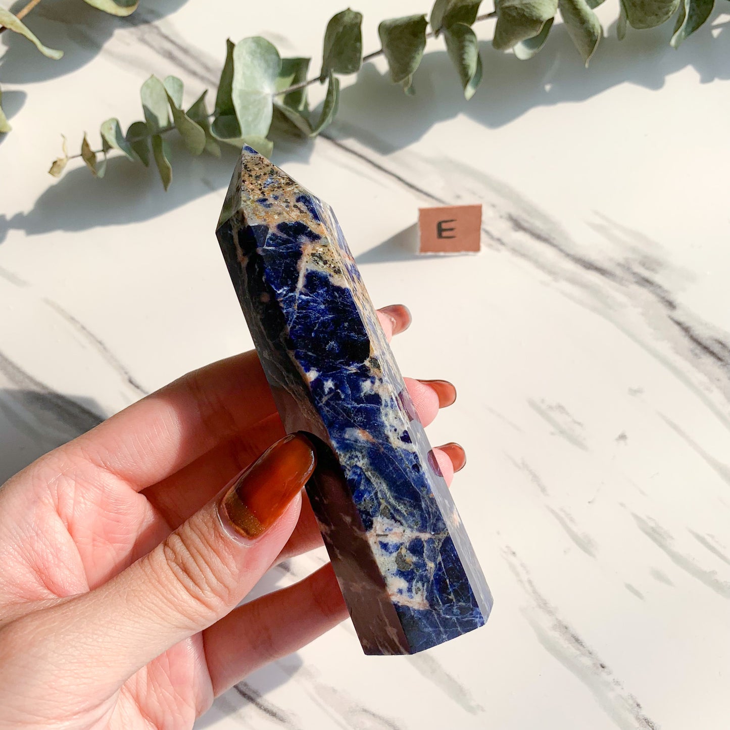 Sodalite Tower/Sodalite Point Tower/High Quality Sodalite Obelisk/Gemstone Point Tower