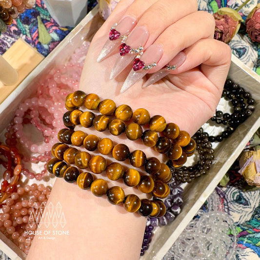 Tiger’s Eye Bracelet/Gemstone Jewelry/Beads Bracelet