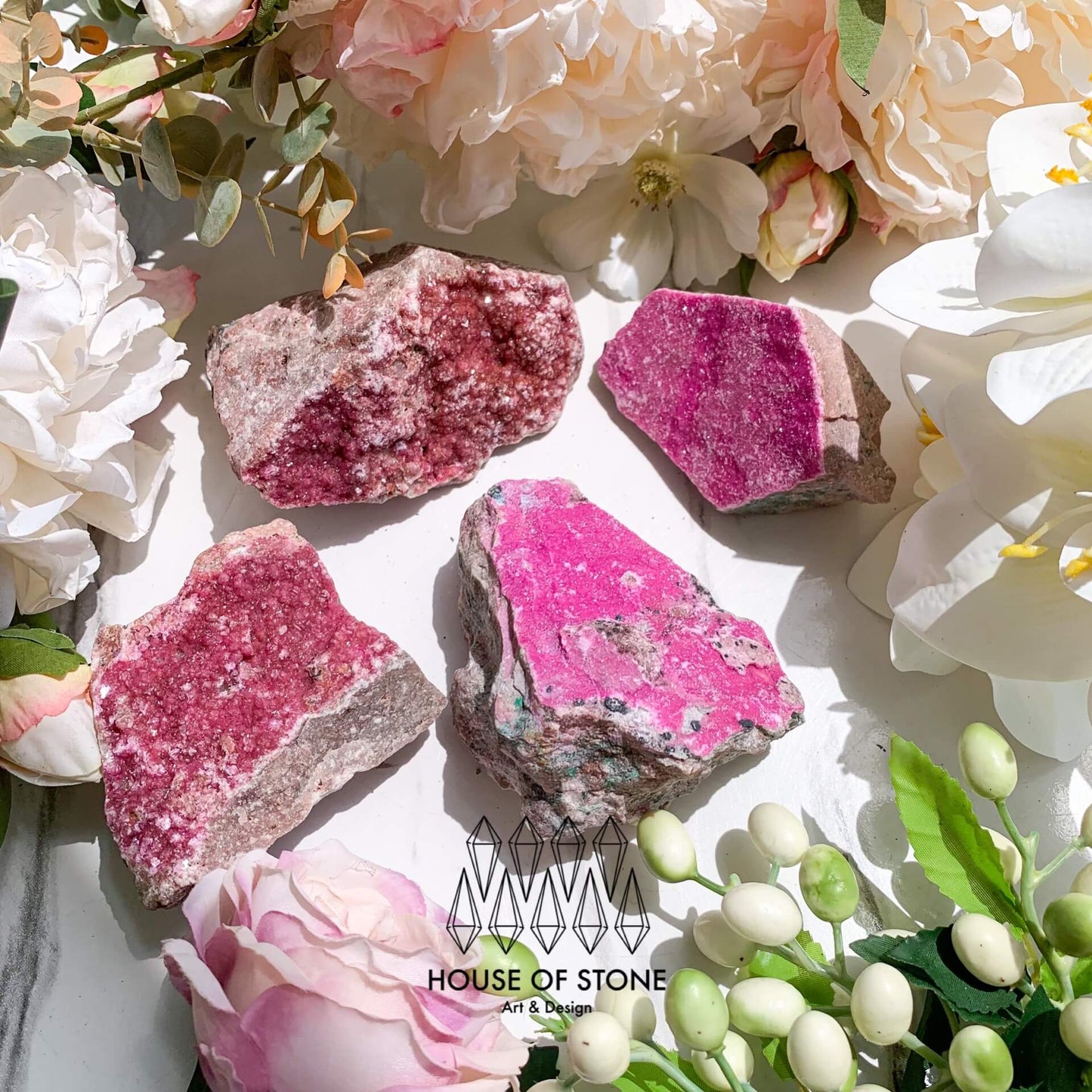 Natural Cobalto Calcite Specimen/ Cobaltoan Calcite Specimen/ Mineral Specimen