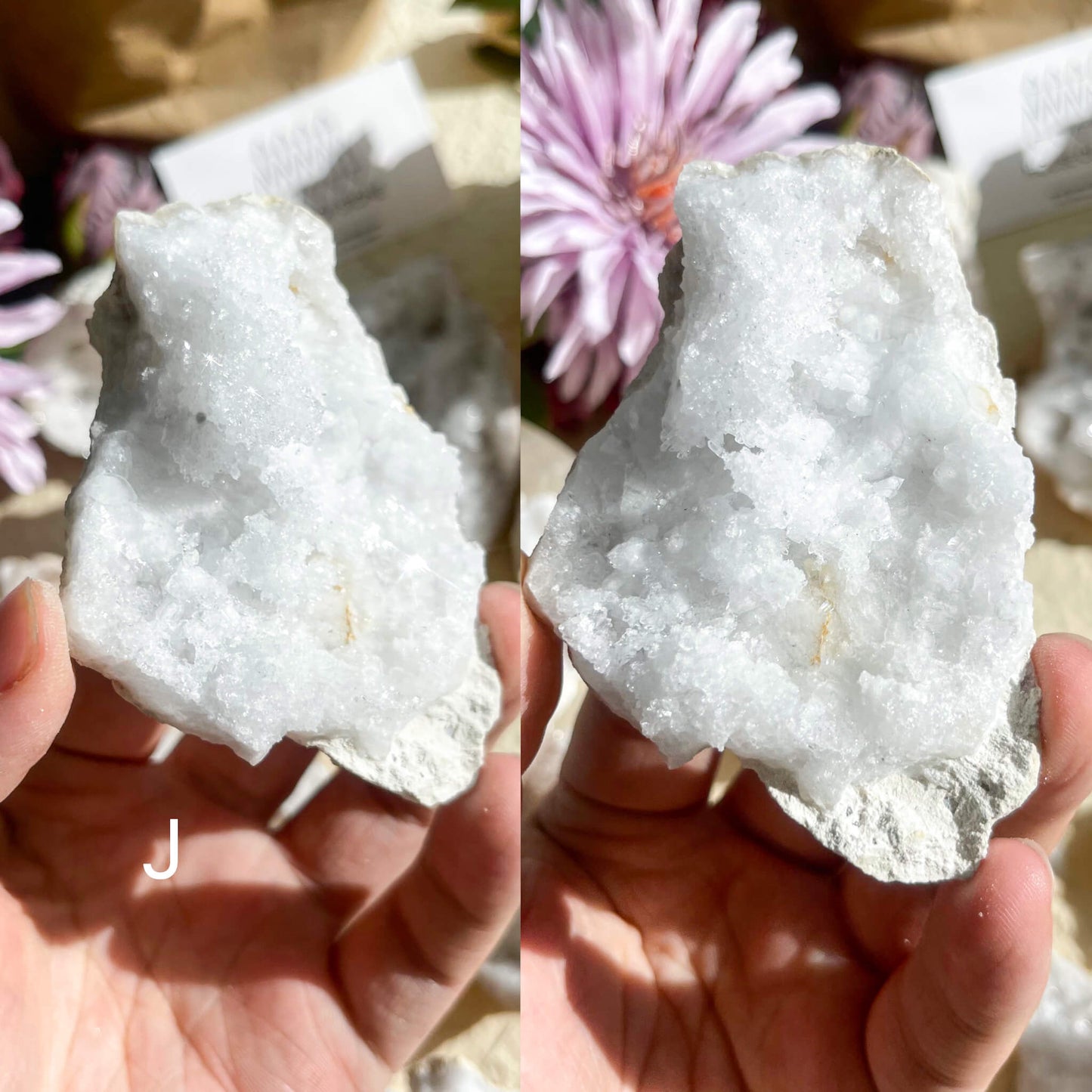 Moroccan Clear Quartz Geode/Crystal Quartz Geode/Raw Natural Clear Quartz Cluster/Crown Chakra Healing
