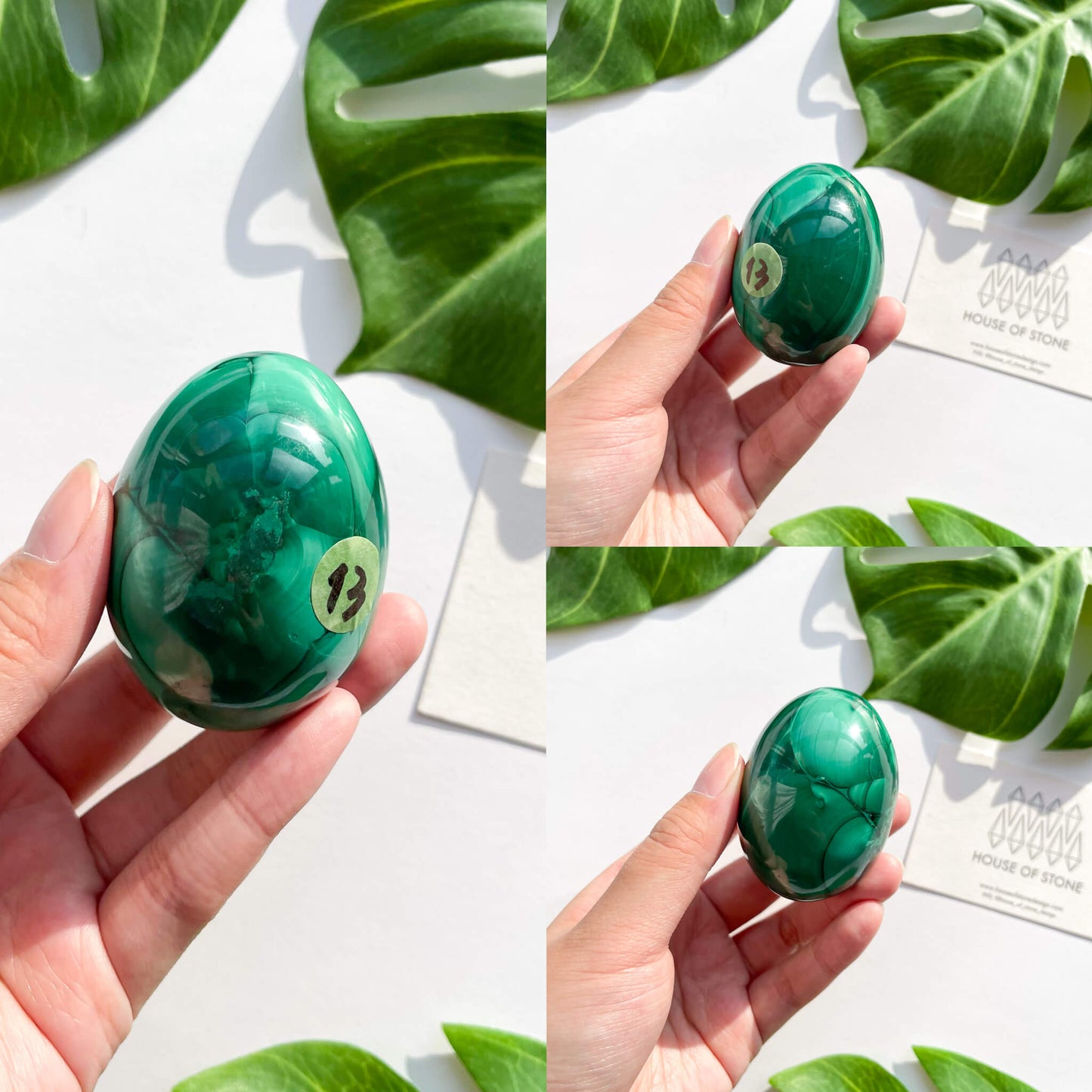 Genuine Malachite Eggs/Natural Malachite Eggs/High Quality Malachite Sphere/Gemstone Egg/Christmas decor