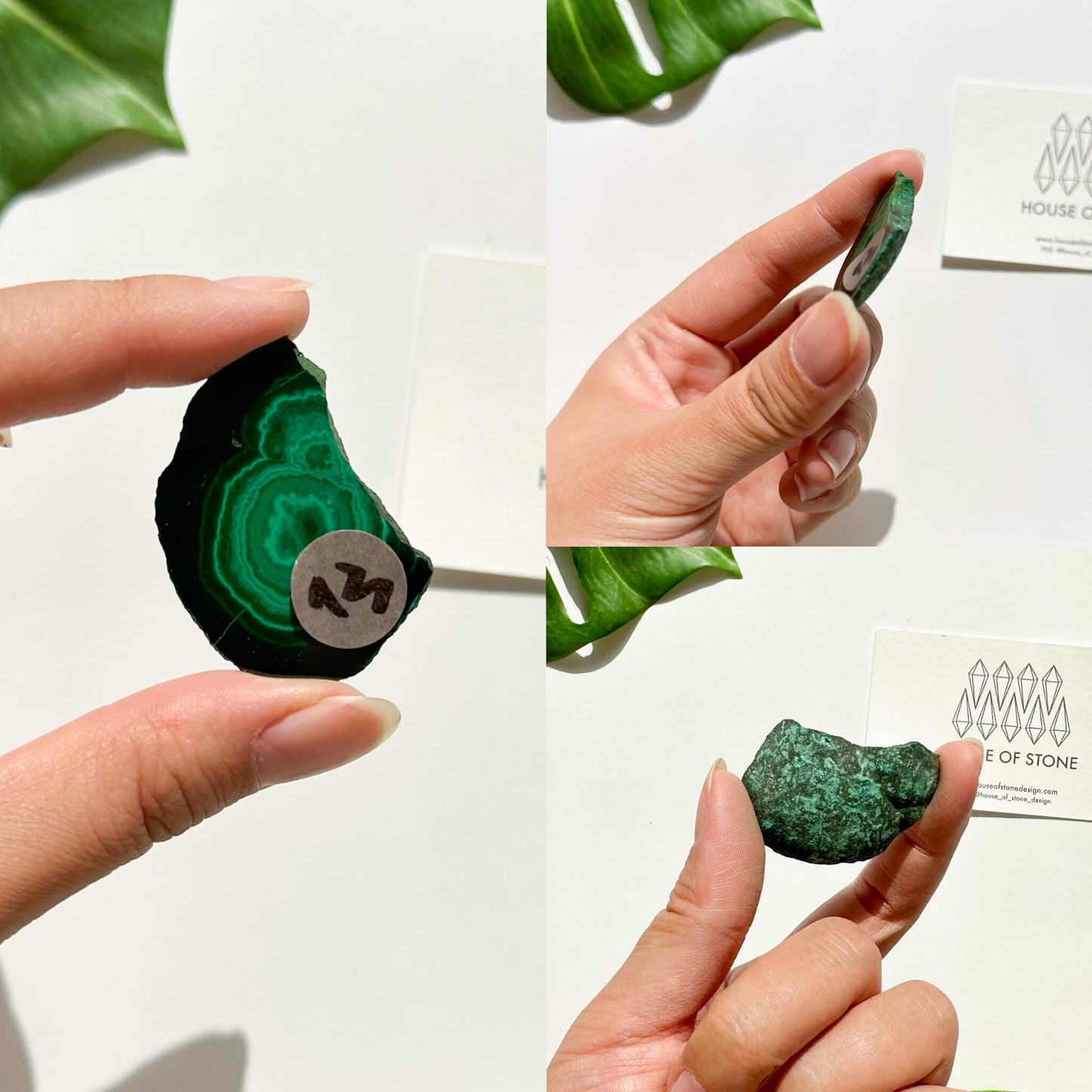 Genuine Malachite Polished Slab Specimen/Natural Malachite Slice/Raw Malachite/Chakra