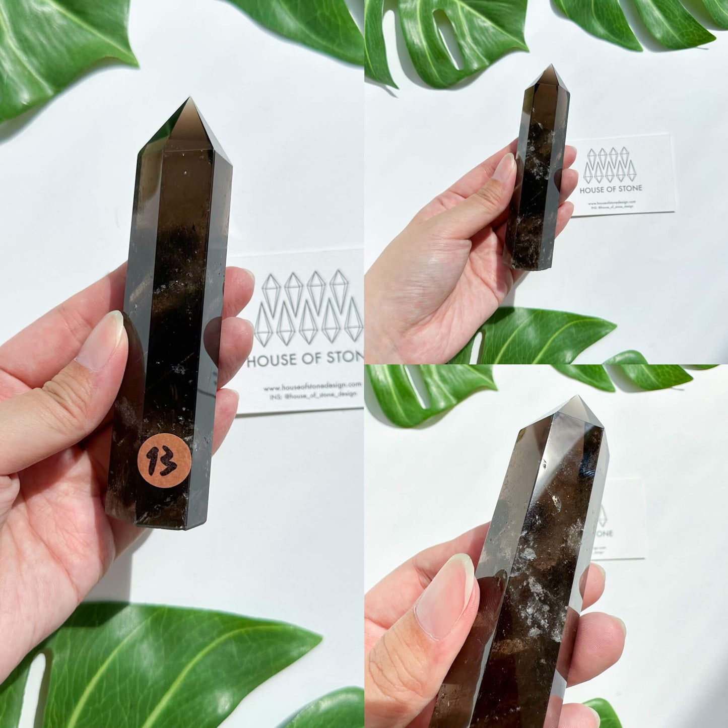 Natural Large Smoky Quartz Tower/High Quality Smoky Quartz Point Tower/Smoky Quartz Obelisk