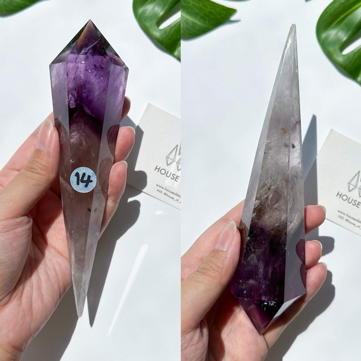 Small Amethyst Wand/Amethyst Point Wand/Amethyst Crystal Wand Point/Amethyst Stem