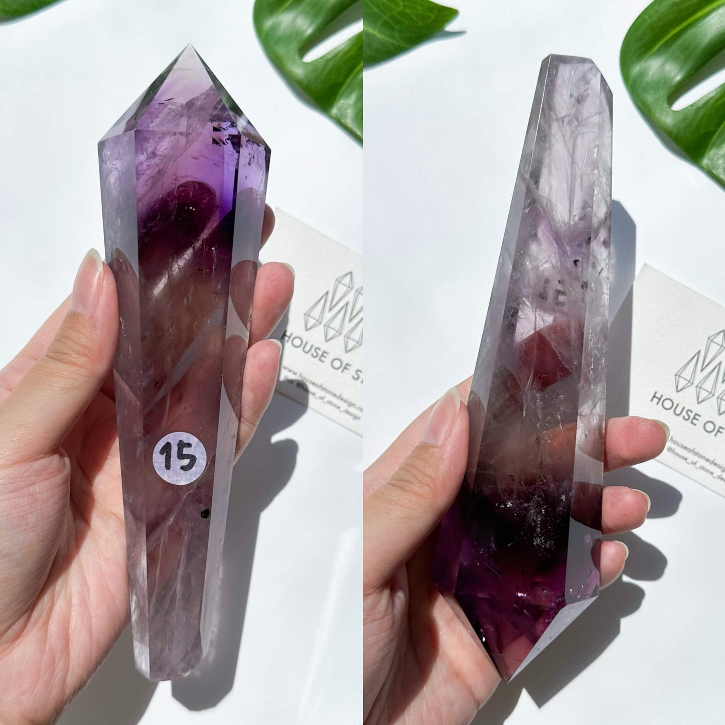 Small Amethyst Wand/Amethyst Point Wand/Amethyst Crystal Wand Point/Amethyst Stem