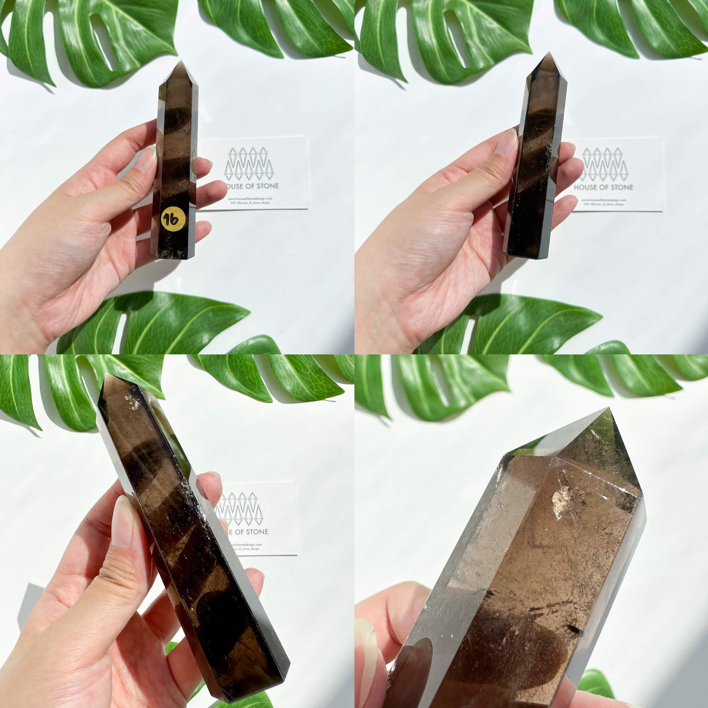 Natural Large Smoky Quartz Tower/High Quality Smoky Quartz Point Tower/Smoky Quartz Obelisk