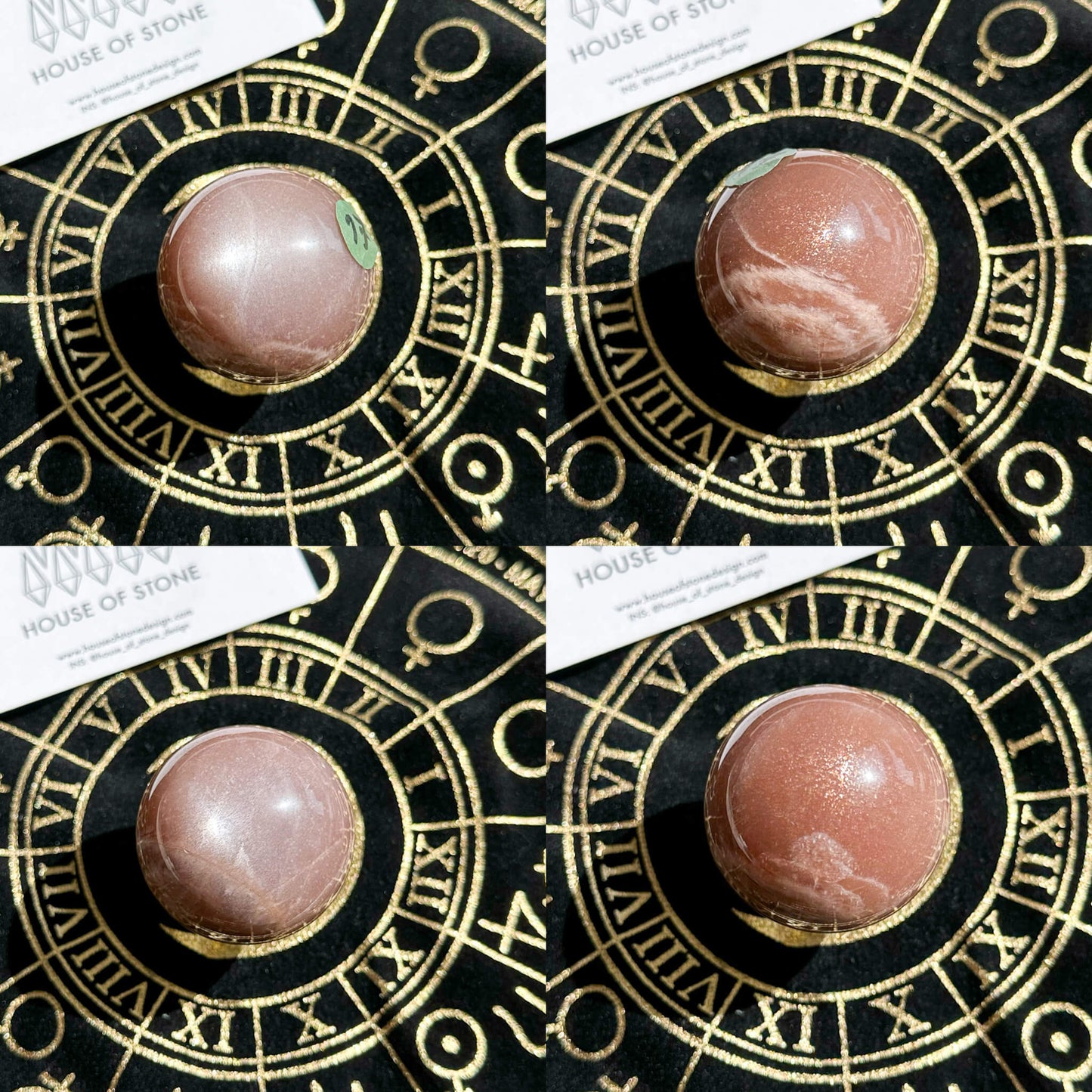Rare Peach Moonstone With Sunstone Sphere/Natural Gold Peach Moonstone Sphere/High Quality Peach Moonstone/Sacral Chakra Healing/AAA