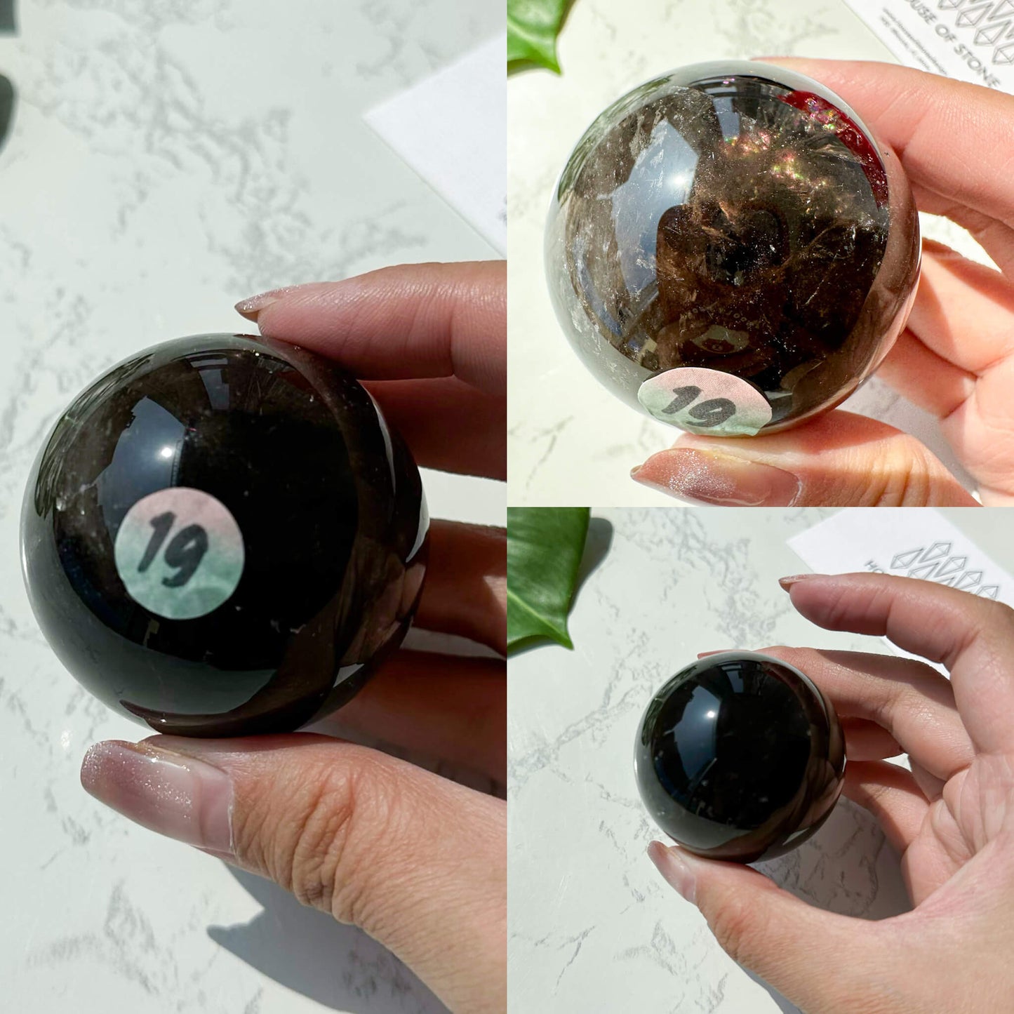 Natural Smoky Quartz Sphere/Smoky Quartz Crystal Sphere/Rare Smoky Quartz Ball/Root Chakra Healing/AAA
