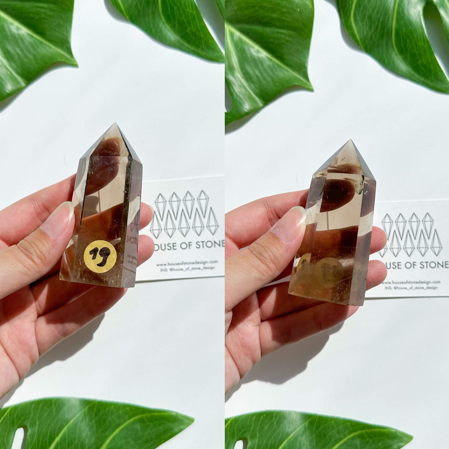 Natural Large Smoky Quartz Tower/High Quality Smoky Quartz Point Tower/Smoky Quartz Obelisk