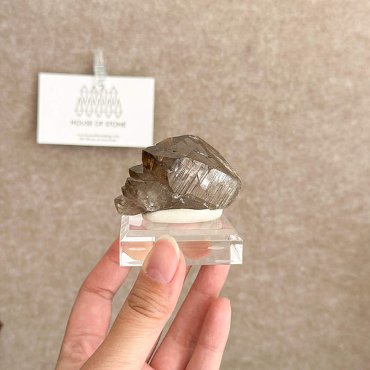 Alpine Mineral Swiss Gwindel Smoky Quartz Specimen/Switzerland Gwindel Apls