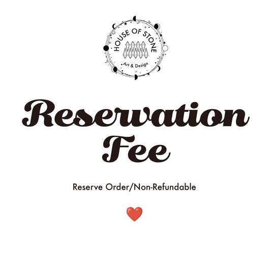 Reserve Order/Reservation Fee/Custom Order/Custom Reservation Fee/Non-Refundable