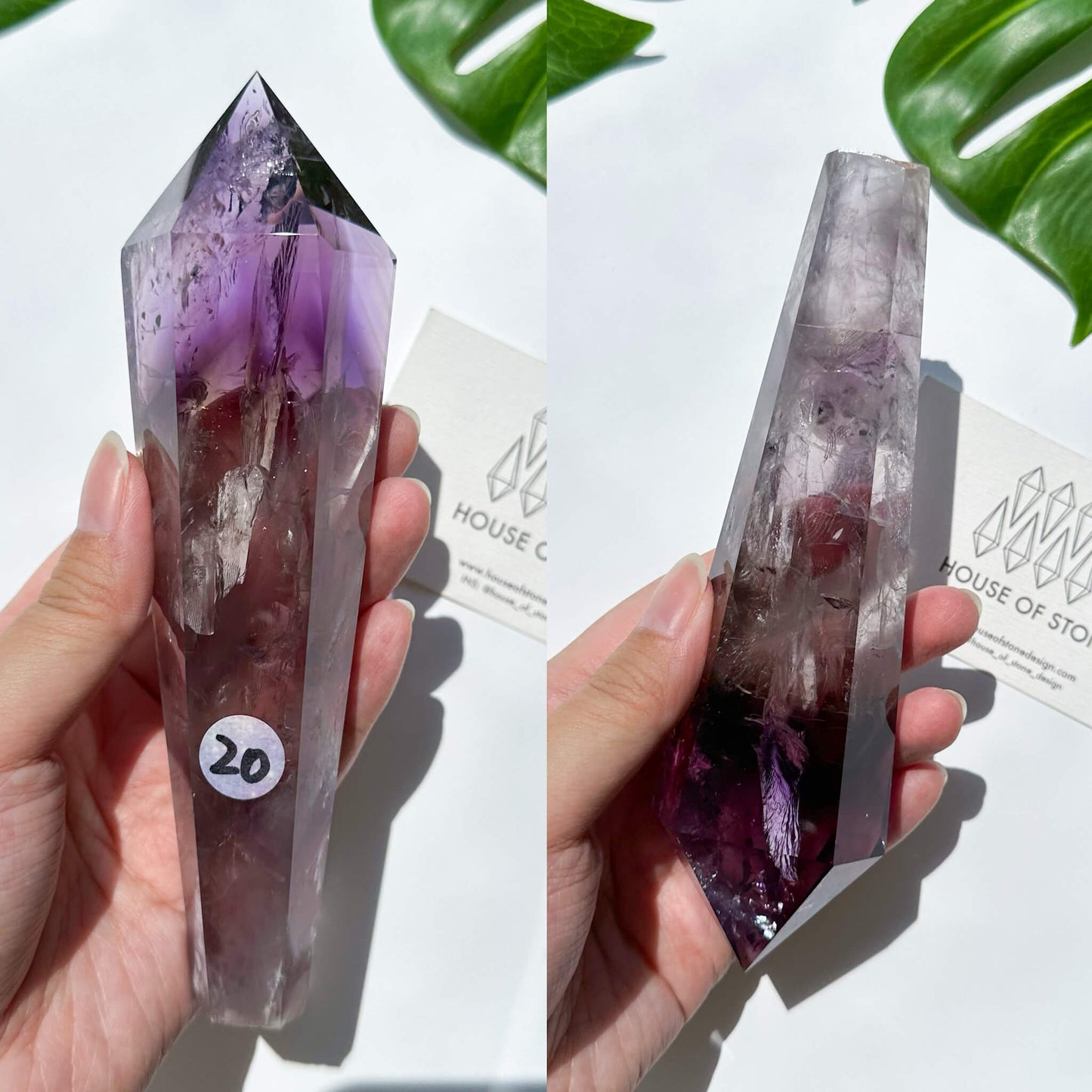 Small Amethyst Wand/Amethyst Point Wand/Amethyst Crystal Wand Point/Amethyst Stem