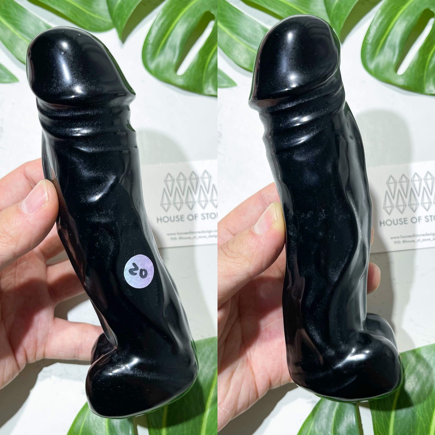 Natural Black Obsidian Penis/Gold Sheen Obsidian Penis/Clear Quartz Penis/Rose Quartz Penis/Large Obsidian Crystal Carvings