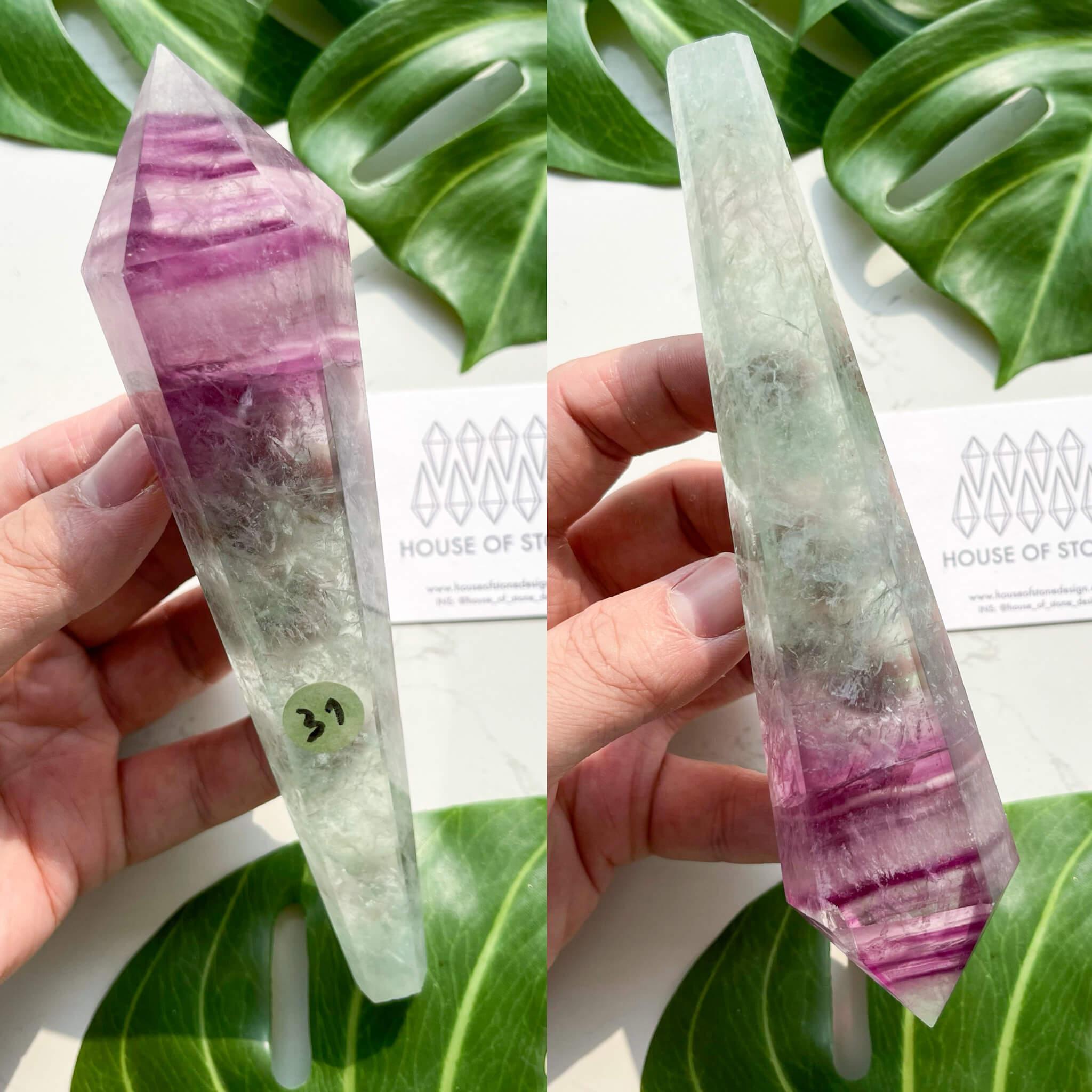 Clear Quartz and Fluorite offers Wand