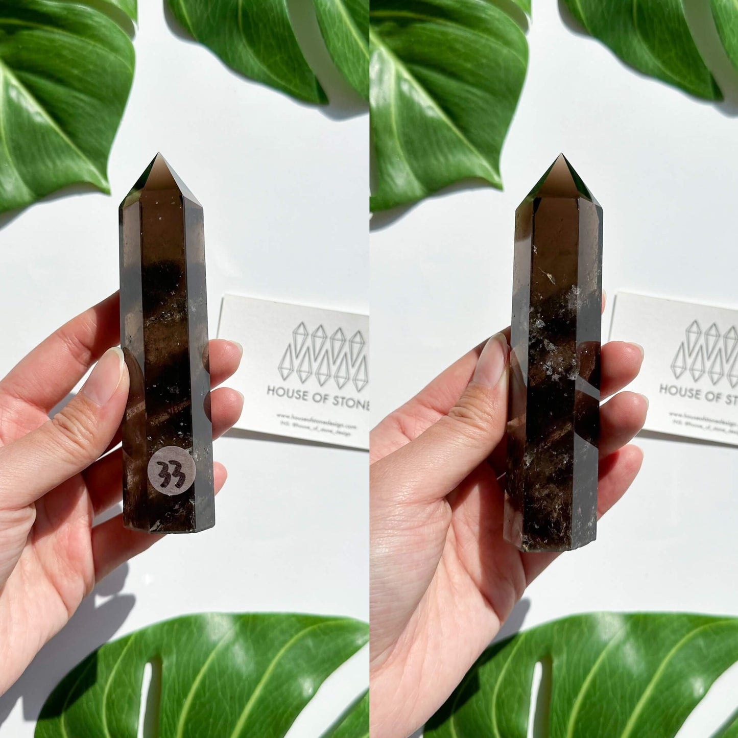 Natural Large Smoky Quartz Tower/High Quality Smoky Quartz Point Tower/Smoky Quartz Obelisk