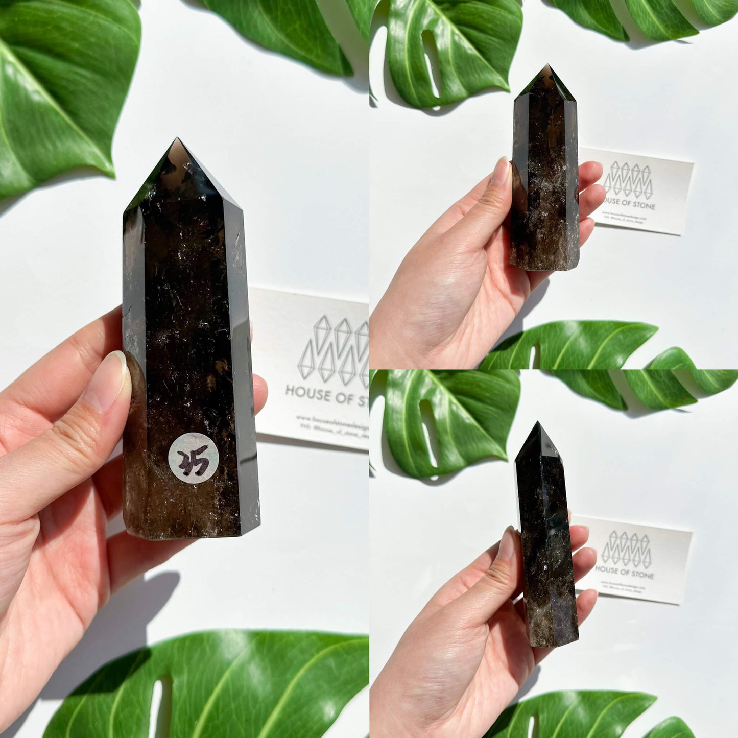 Natural Large Smoky Quartz Tower/High Quality Smoky Quartz Point Tower/Smoky Quartz Obelisk