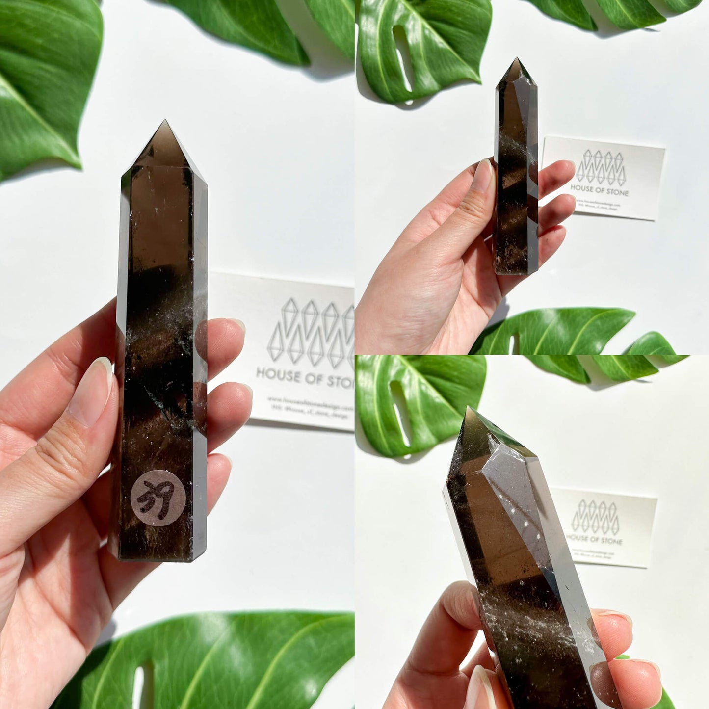 Natural Large Smoky Quartz Tower/High Quality Smoky Quartz Point Tower/Smoky Quartz Obelisk