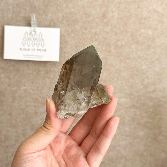 Alpine Mineral Smoky Quartz Point Cluster Specimen/Swiss Cluster Apls/Double Terminated Quartz Cluster3