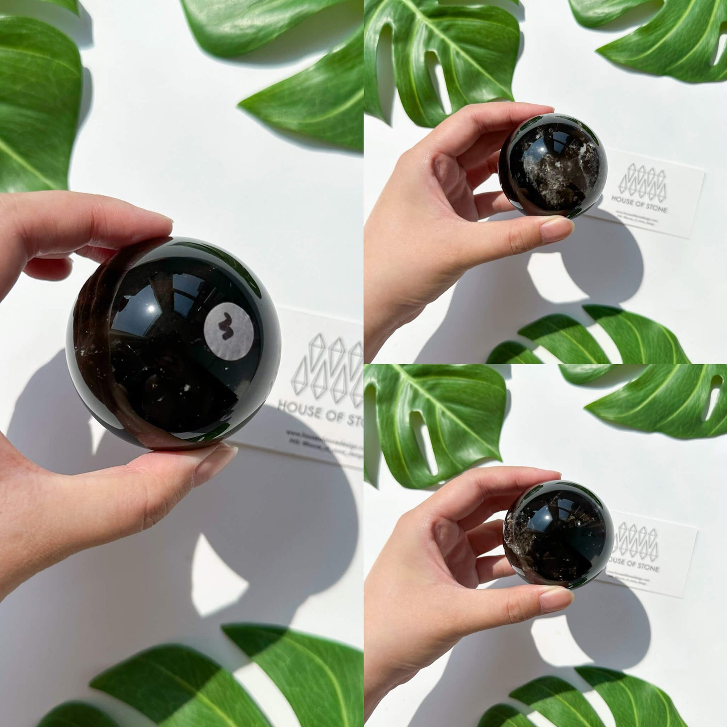 Natural Smoky Quartz Sphere/Smoky Quartz Crystal Sphere/Rare Smoky Quartz Ball/Root Chakra Healing/AAA