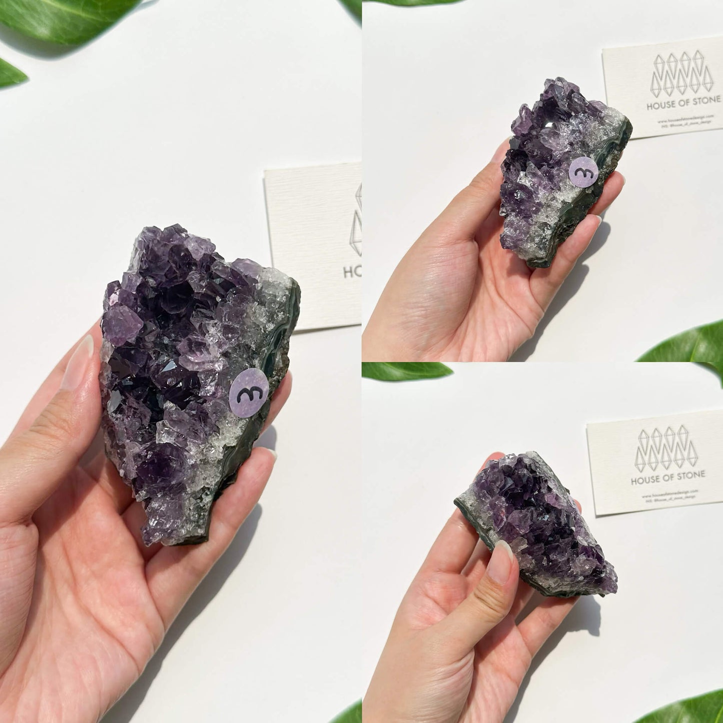 Natural Amethyst Geode Piece/Small Amethyst Crystal Cluster/Raw Uruguay Amethyst /Crown Chakra/AAA