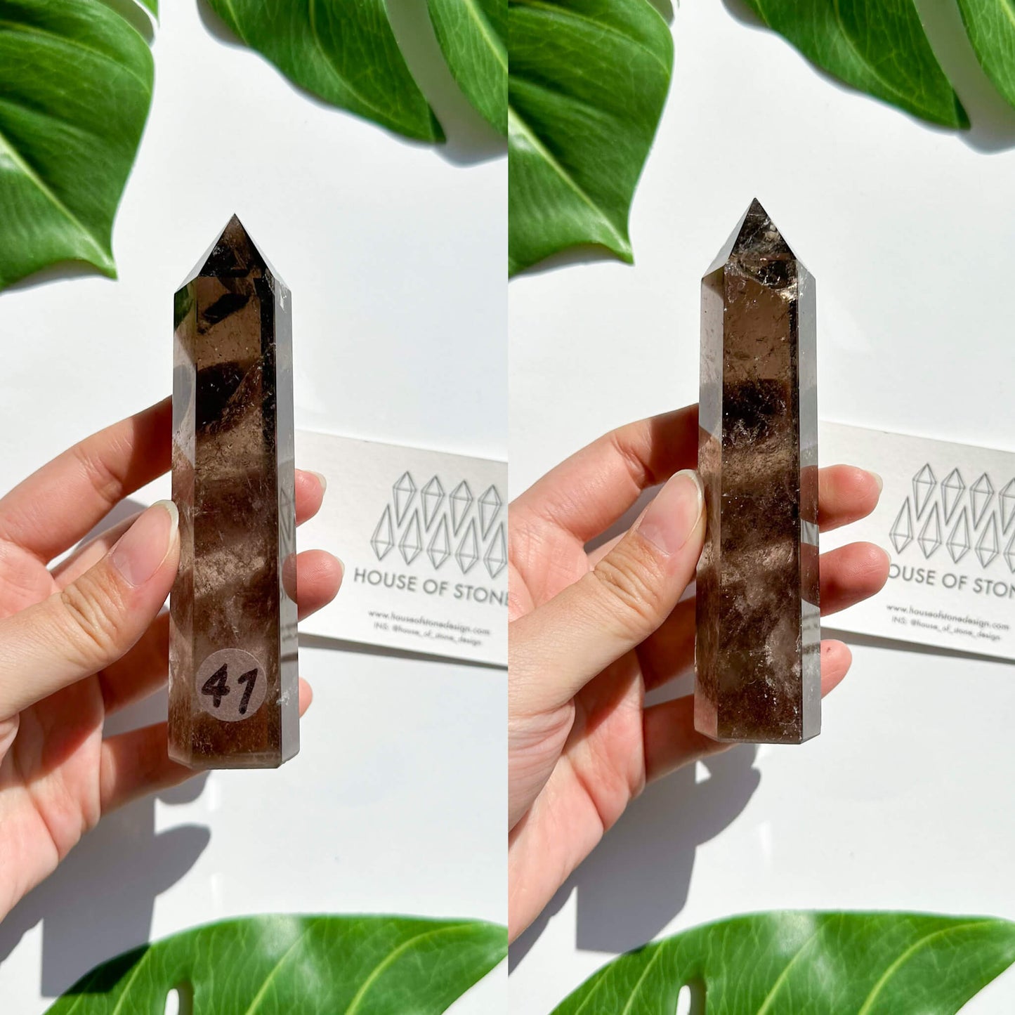 Natural Large Smoky Quartz Tower/High Quality Smoky Quartz Point Tower/Smoky Quartz Obelisk