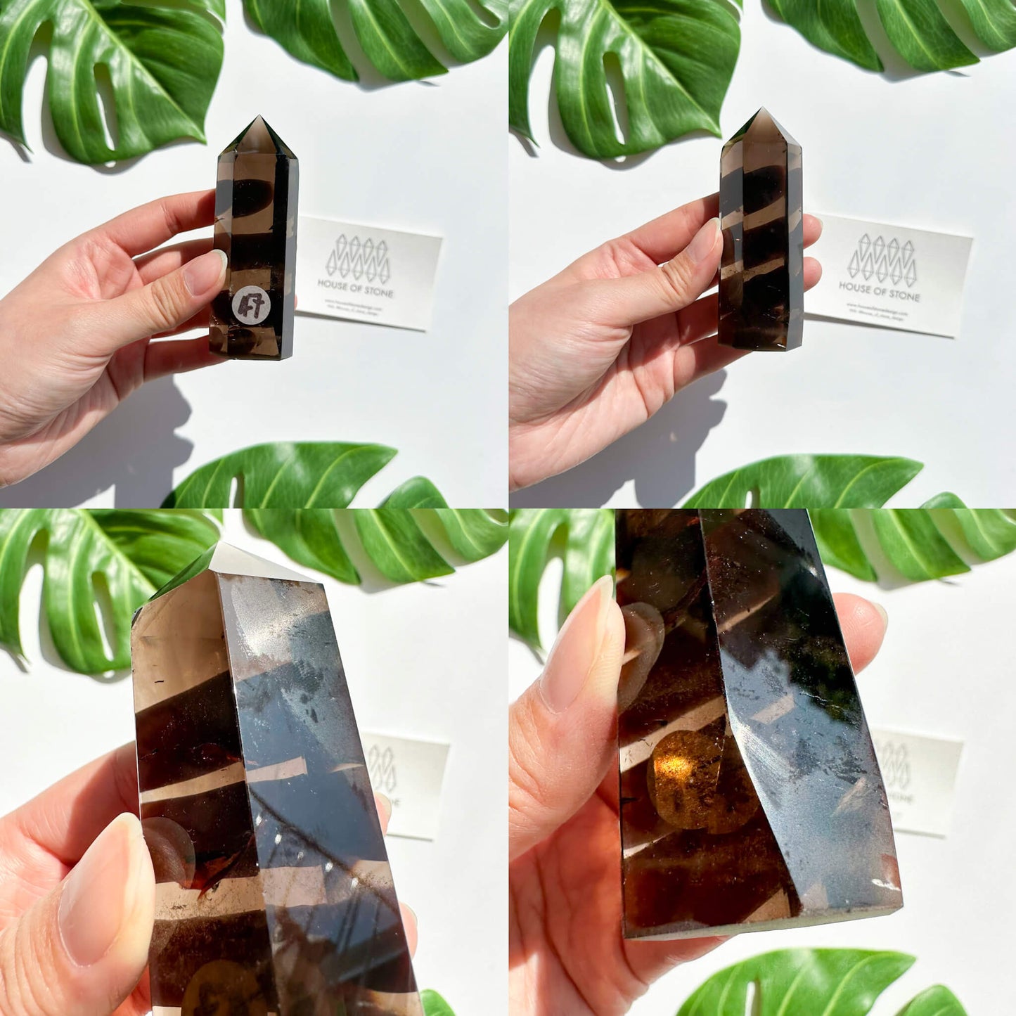 Natural Large Smoky Quartz Tower/High Quality Smoky Quartz Point Tower/Smoky Quartz Obelisk