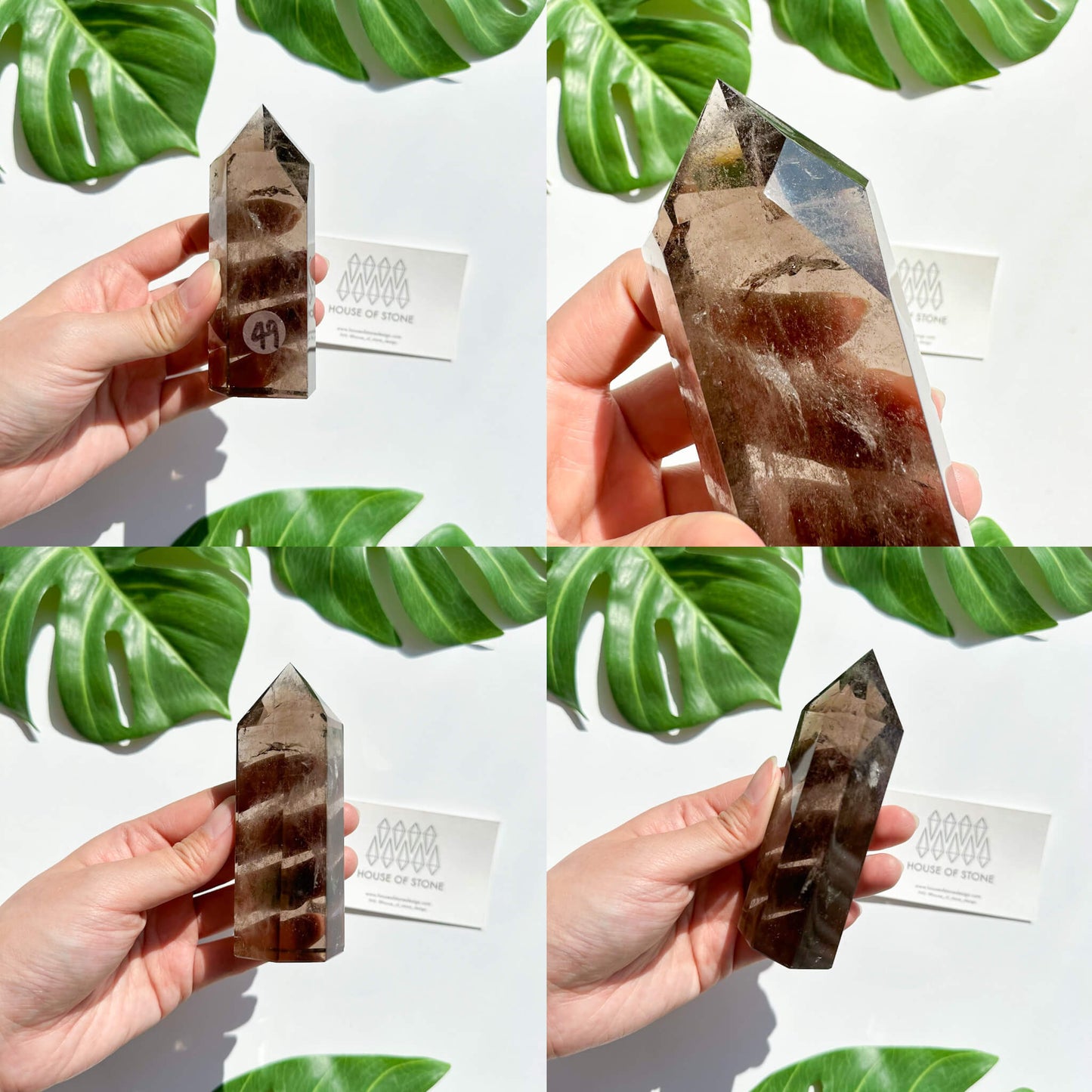 Natural Large Smoky Quartz Tower/High Quality Smoky Quartz Point Tower/Smoky Quartz Obelisk