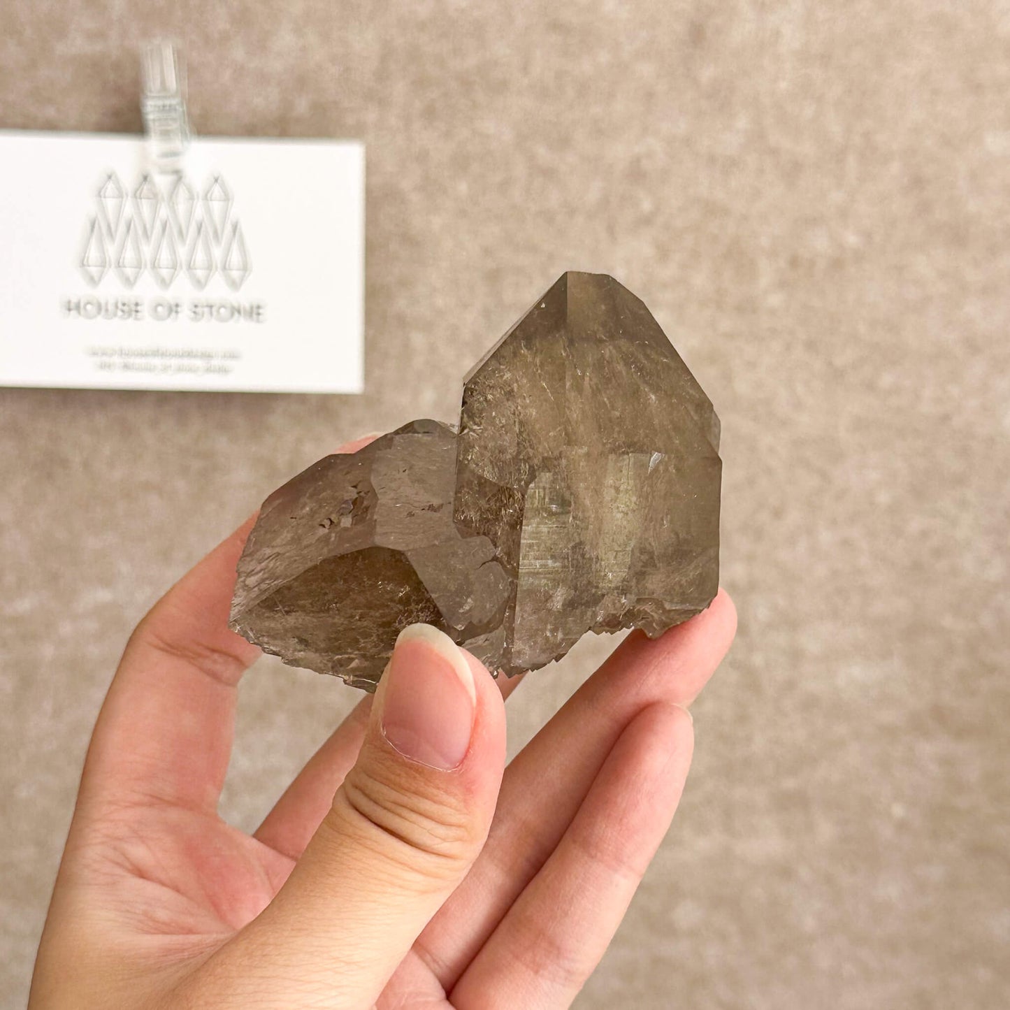 Alpine Mineral Smoky Quartz Floater Point Cluster Specimen/Swiss Cluster Apls/Double Terminated Quartz Cluster4