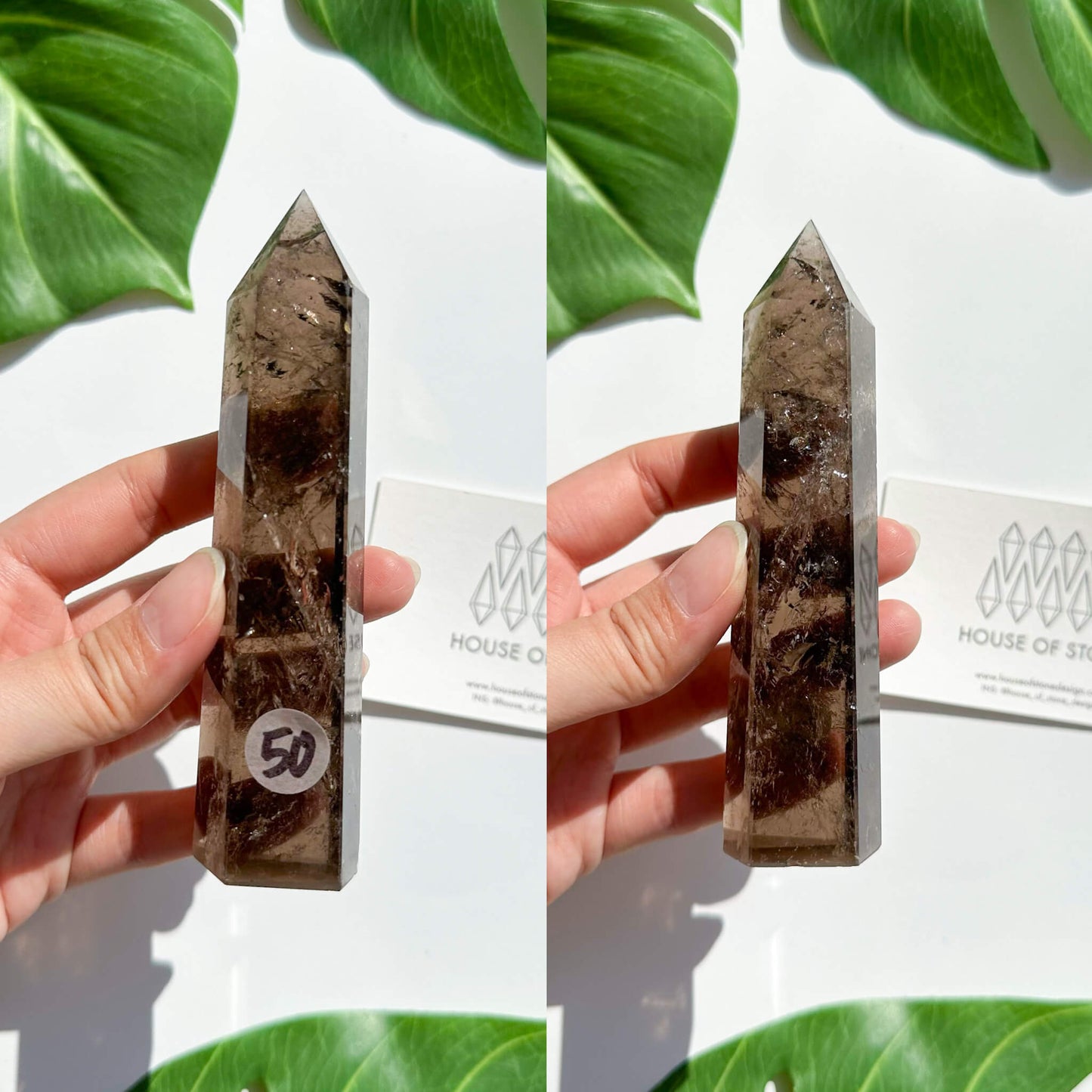 Natural Large Smoky Quartz Tower/High Quality Smoky Quartz Point Tower/Smoky Quartz Obelisk