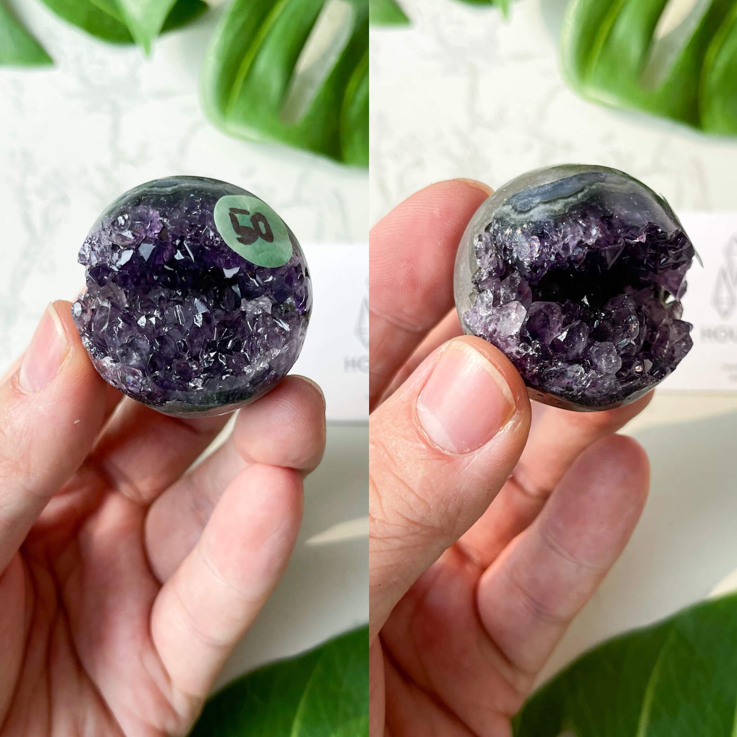 Natural Amethyst Geode Sphere/Druzy Amethyst Crystal Sphere/Amethyst Crystal Cluster Sphere/ChakraHealing/Meditation Tools/AAA