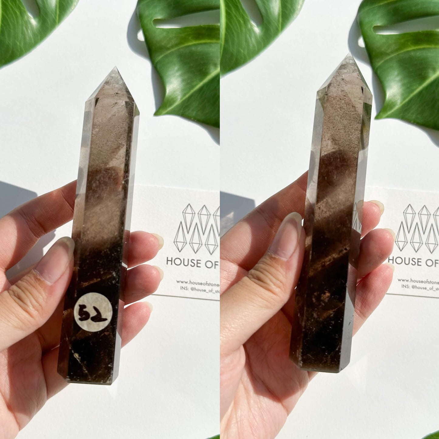 Natural Large Smoky Quartz Tower/High Quality Smoky Quartz Point Tower/Smoky Quartz Obelisk