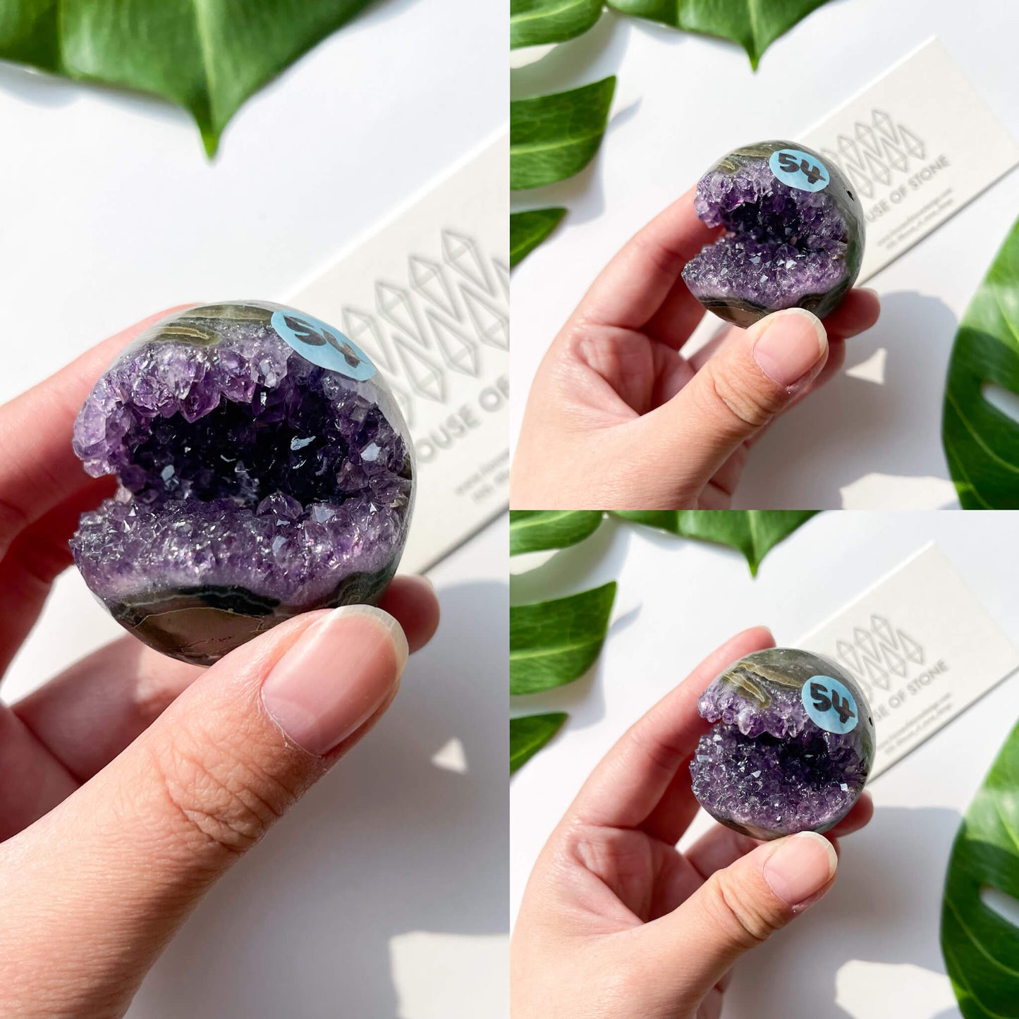 Natural Amethyst Geode Sphere/Druzy Amethyst Crystal Sphere/Amethyst Crystal Cluster Sphere/ChakraHealing/Meditation Tools/AAA