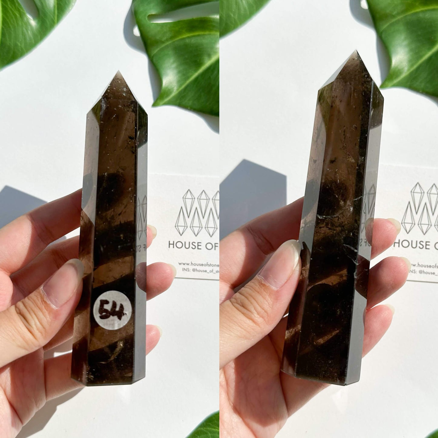 Natural Large Smoky Quartz Tower/High Quality Smoky Quartz Point Tower/Smoky Quartz Obelisk