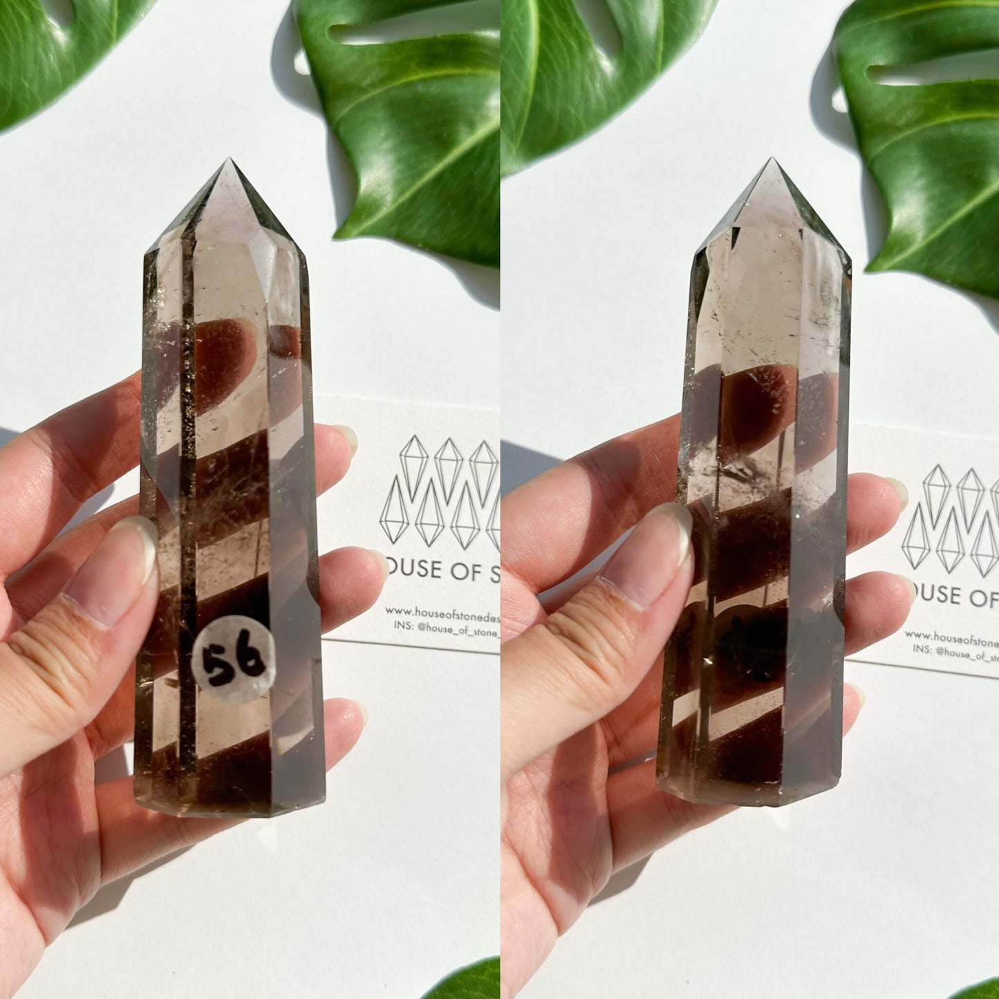 Natural Large Smoky Quartz Tower/High Quality Smoky Quartz Point Tower/Smoky Quartz Obelisk