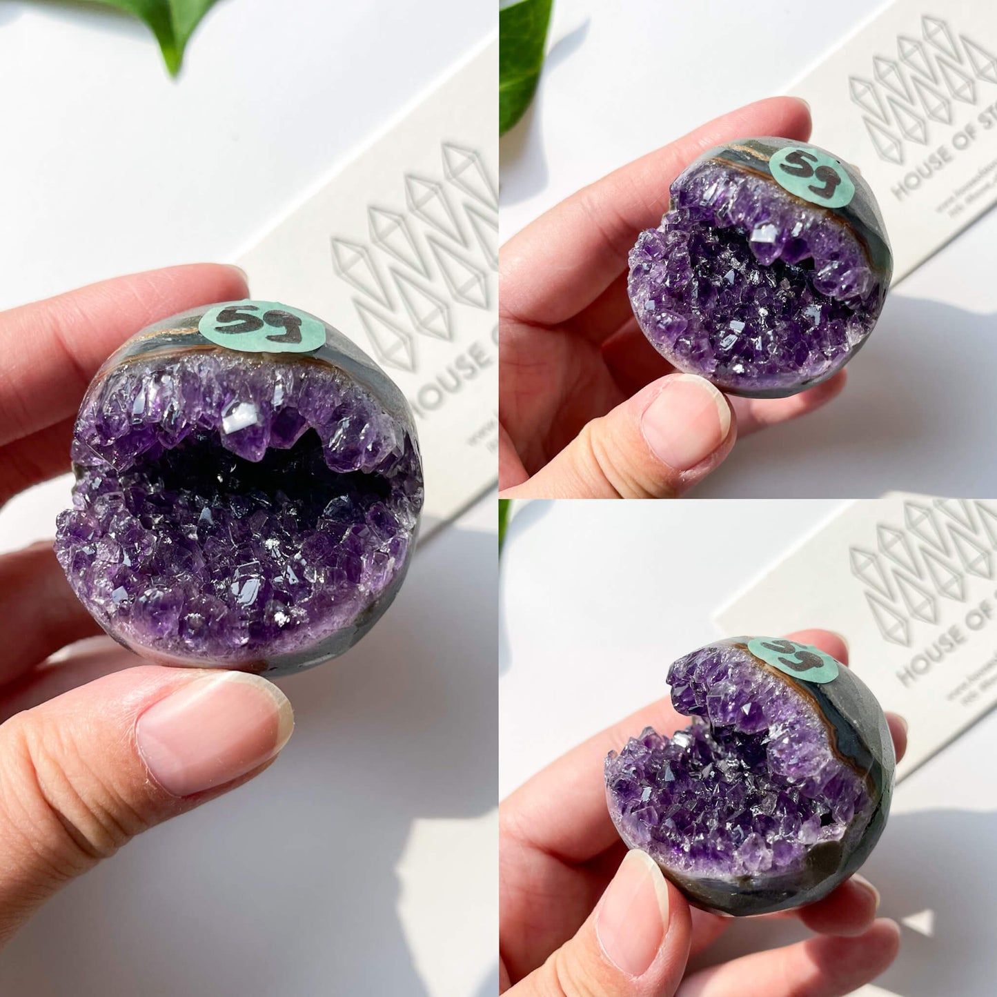 Natural Amethyst Geode Sphere/Druzy Amethyst Crystal Sphere/Amethyst Crystal Cluster Sphere/ChakraHealing/Meditation Tools/AAA