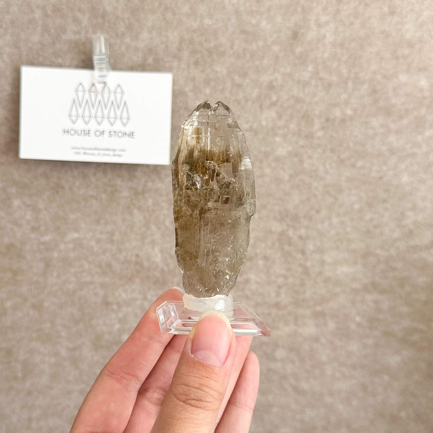 Swiss Tessin Smoky Quartz Point Specimen/Switzerland Ticino Tower/Alpine Mineral/Apls Double Terminated Quartz/Smoky Quartz Cluster5