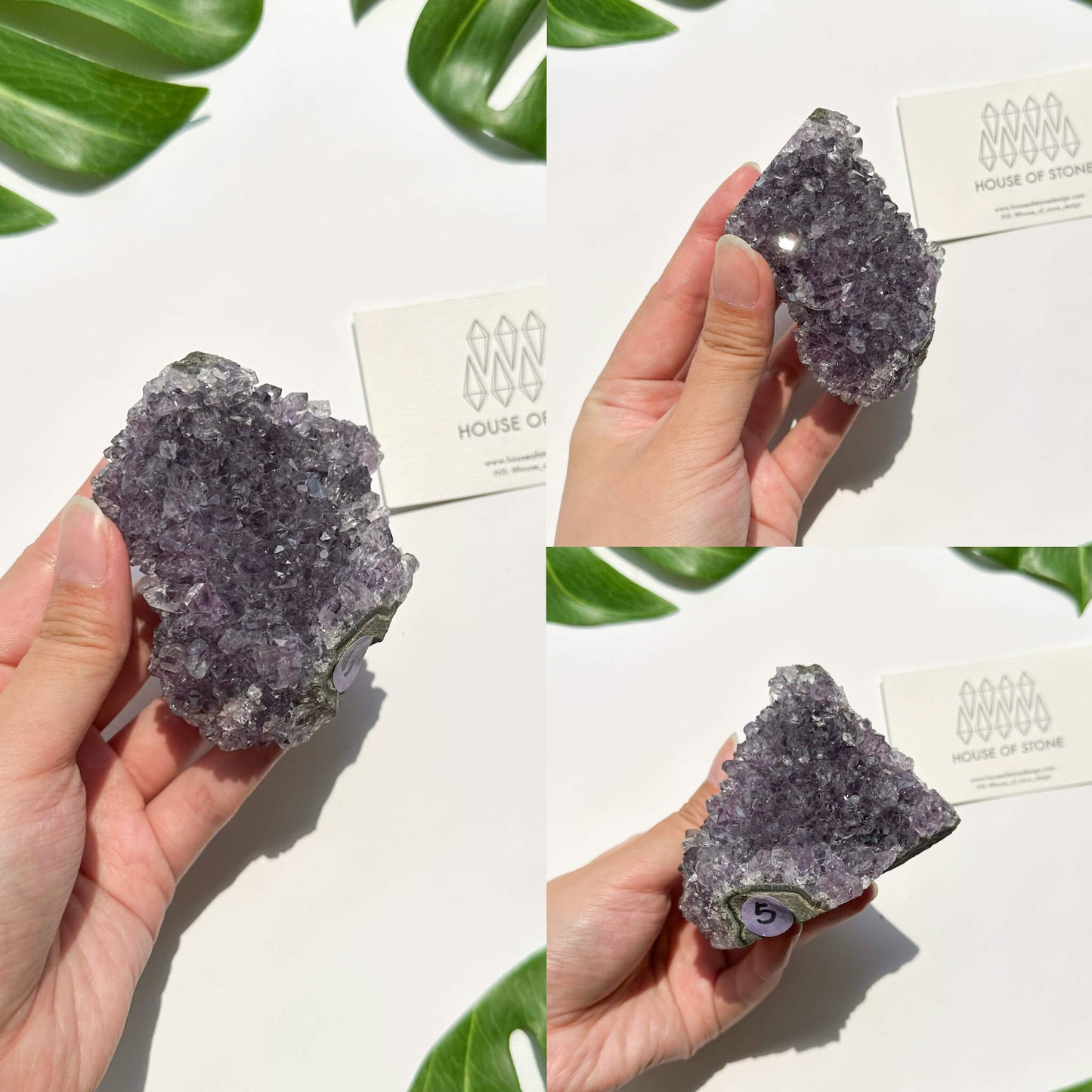 Natural Amethyst Geode Piece/Small Amethyst Crystal Cluster/Raw Uruguay Amethyst /Crown Chakra/AAA